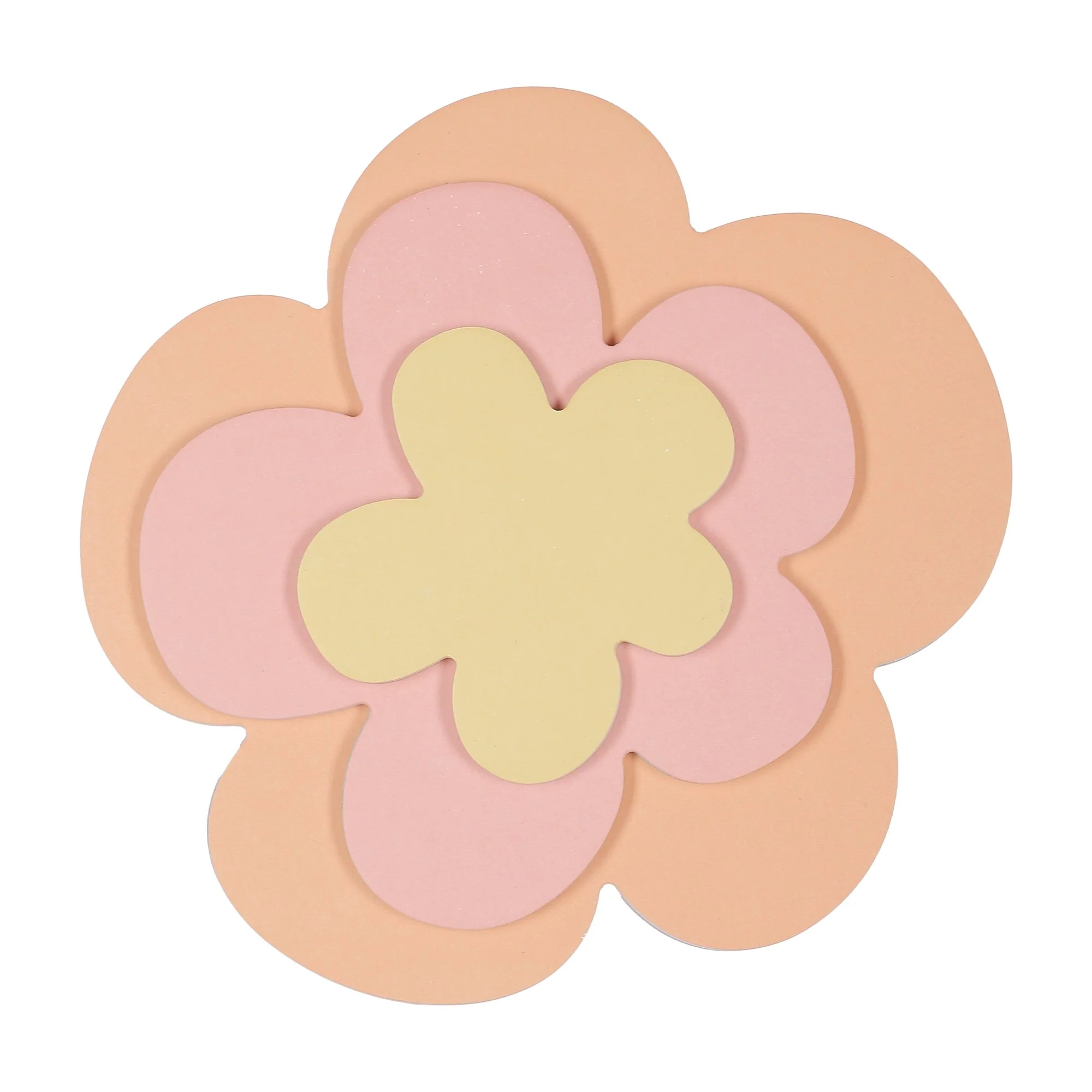 Set de 3 blocs notes à fleurs