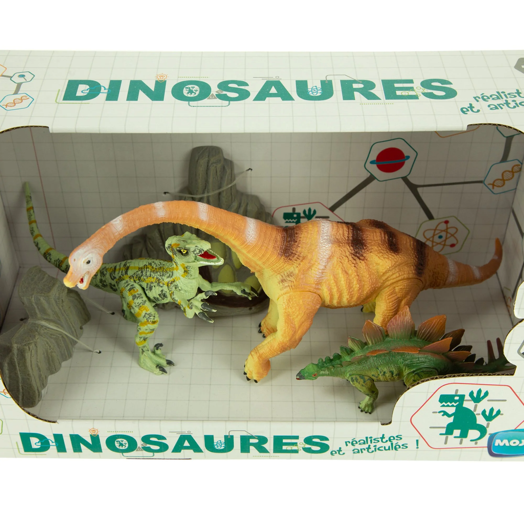 Set de 3 dinosaures - Image 3