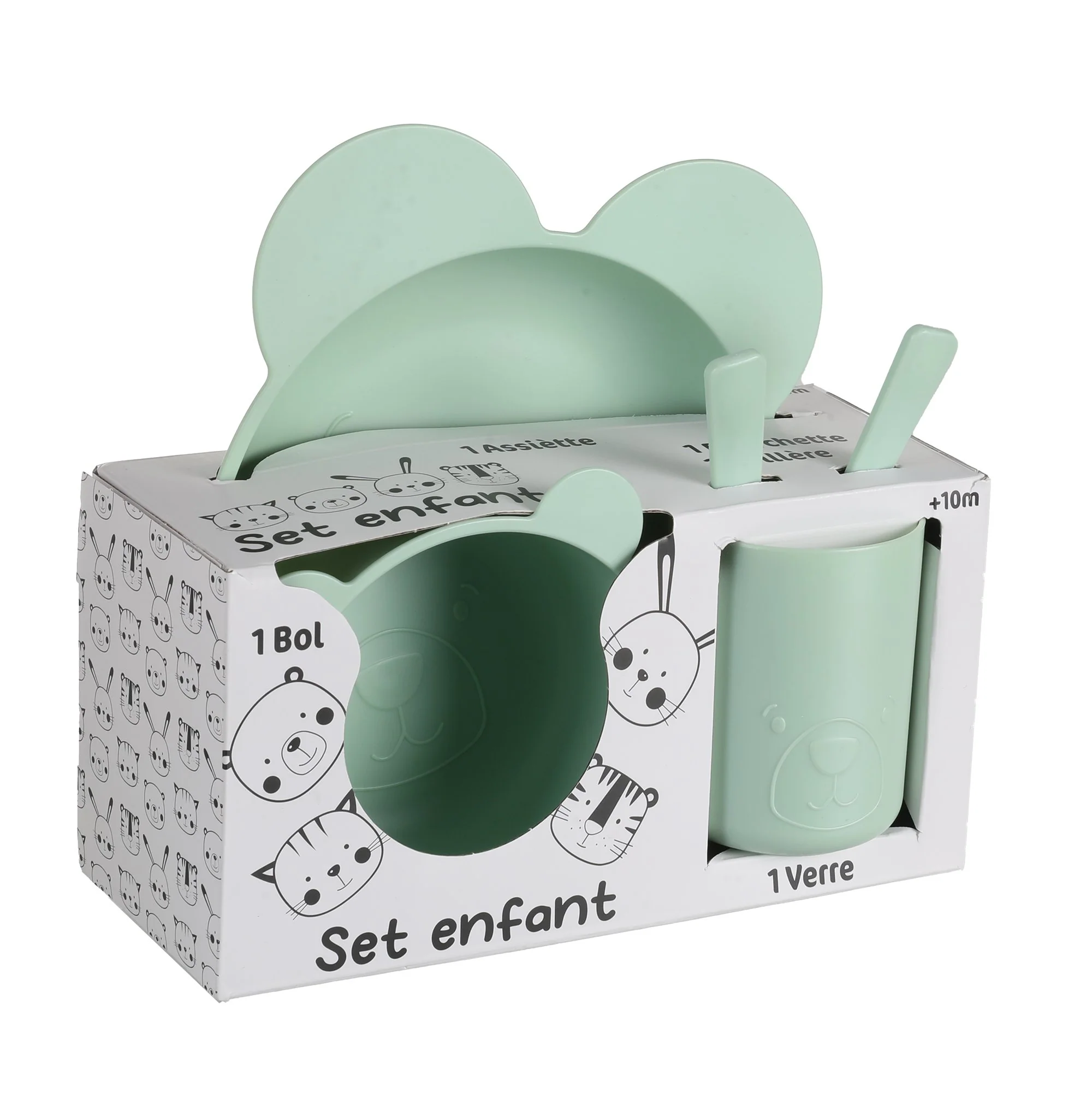 Set de repas pour enfant - Bleu - Image 6