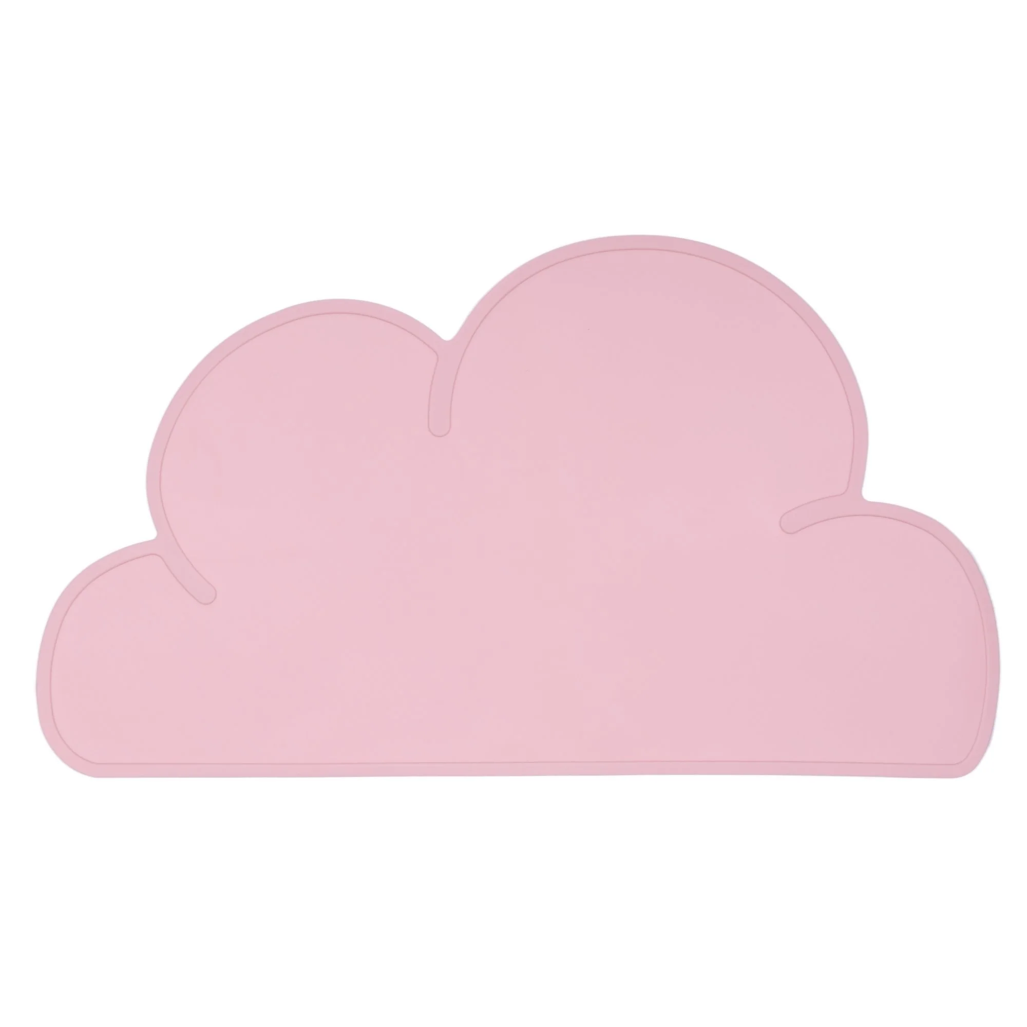 Set de table enfant silicone forme nuage  - Rose - Image 2