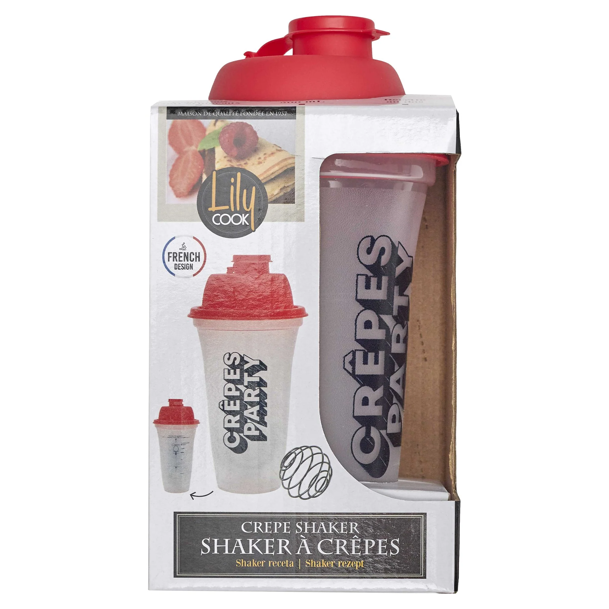 Shaker pate à crêpes