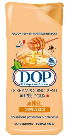Shampoing 2en1 Renforçant pour Cheveux secs et cassants Miel