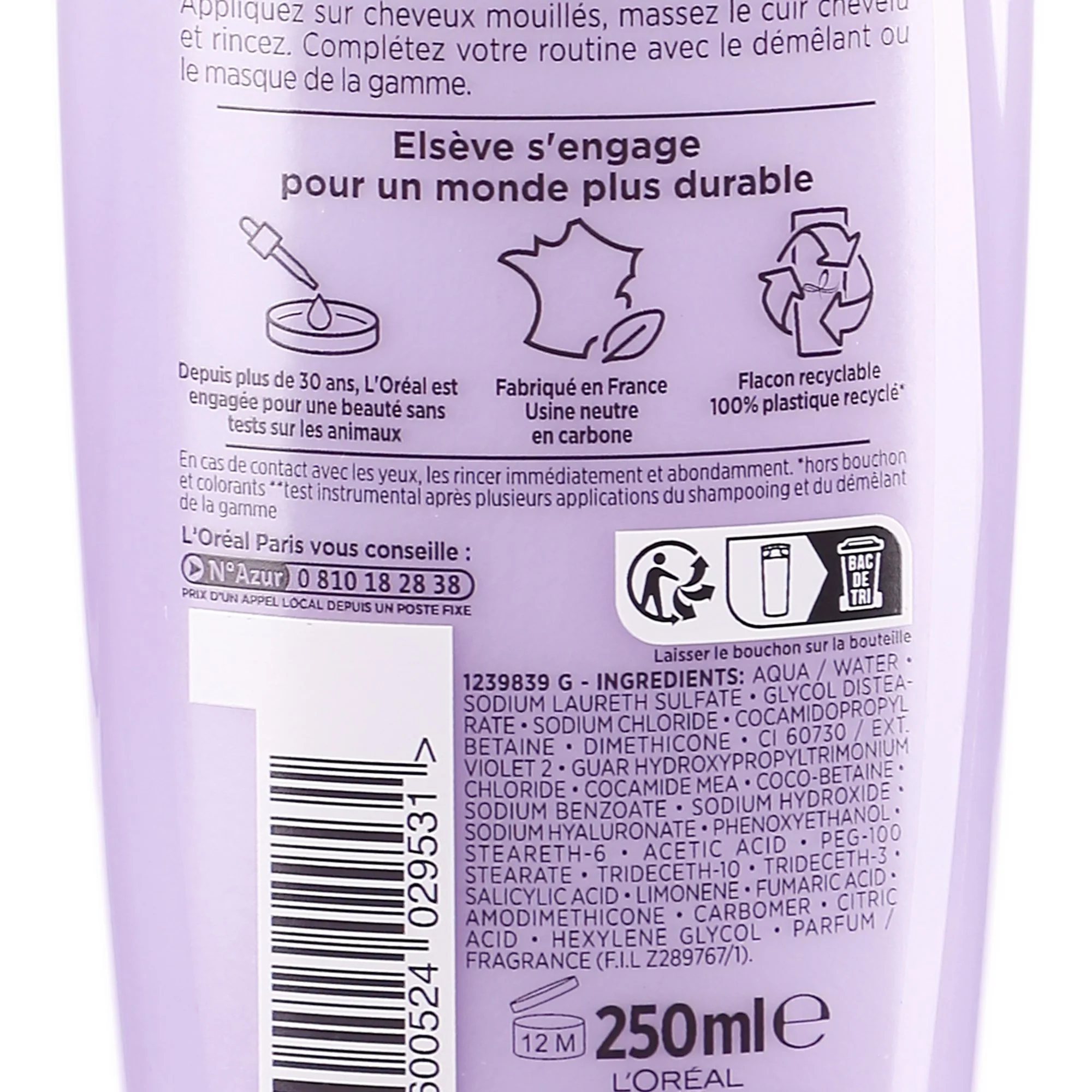 Shampoing L'Oréal Elseve hydratant 72h - Image 2