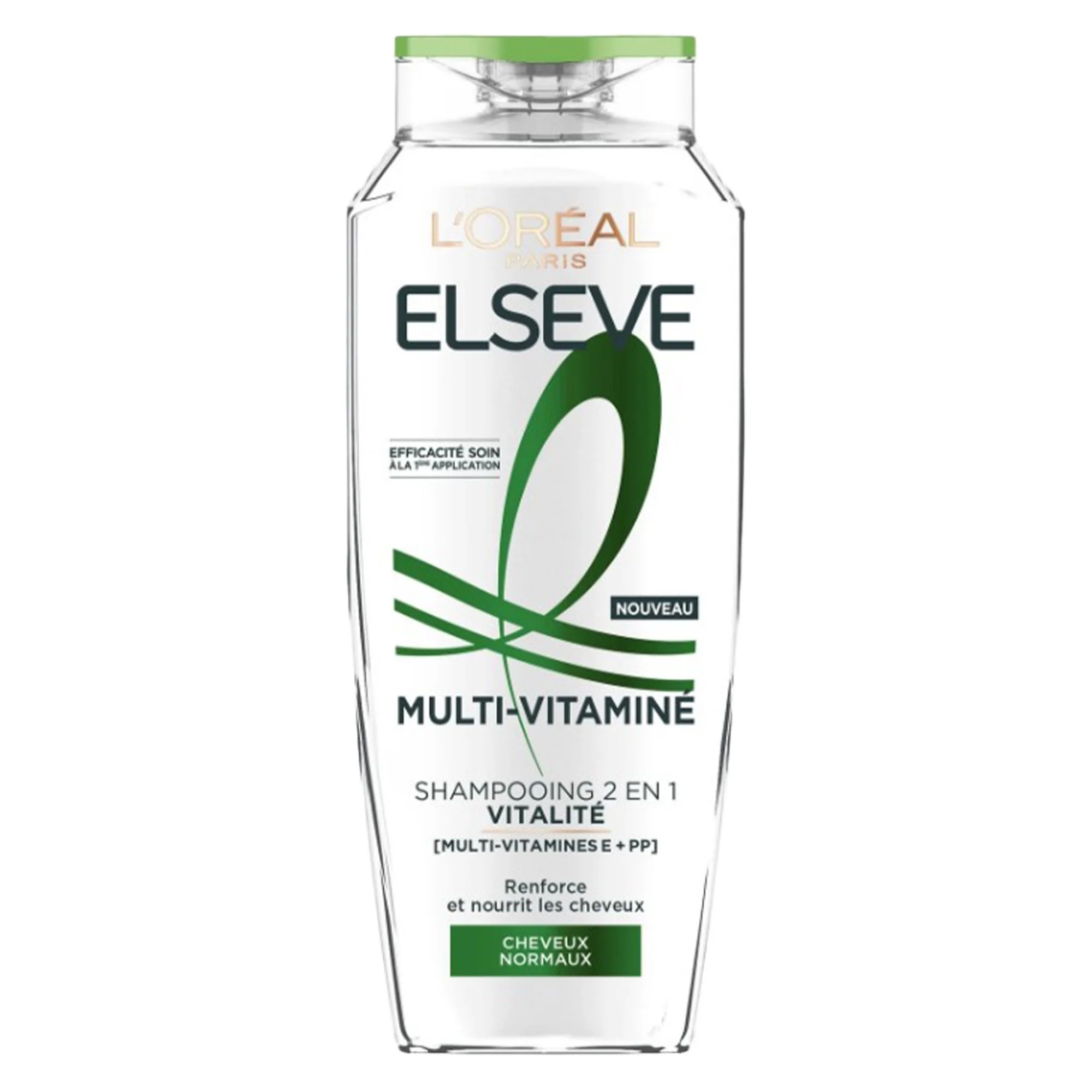 Shampoing multivitaminé 2 en 1 cheveux normaux