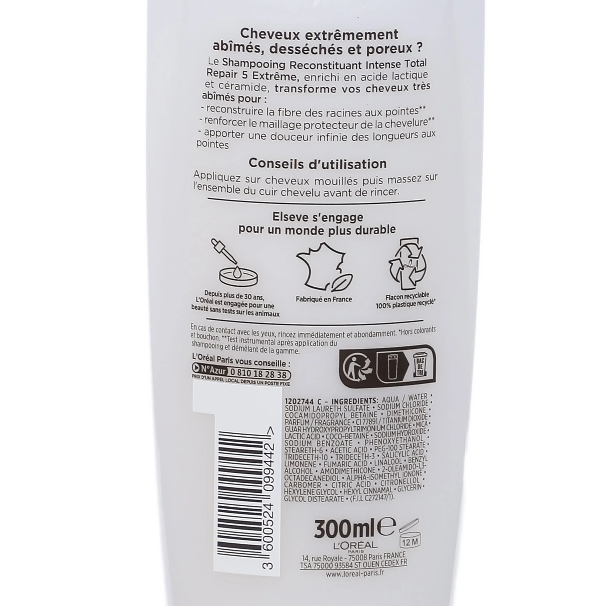 Shampoing reconstituant total repair 5 soin intensif - Image 2