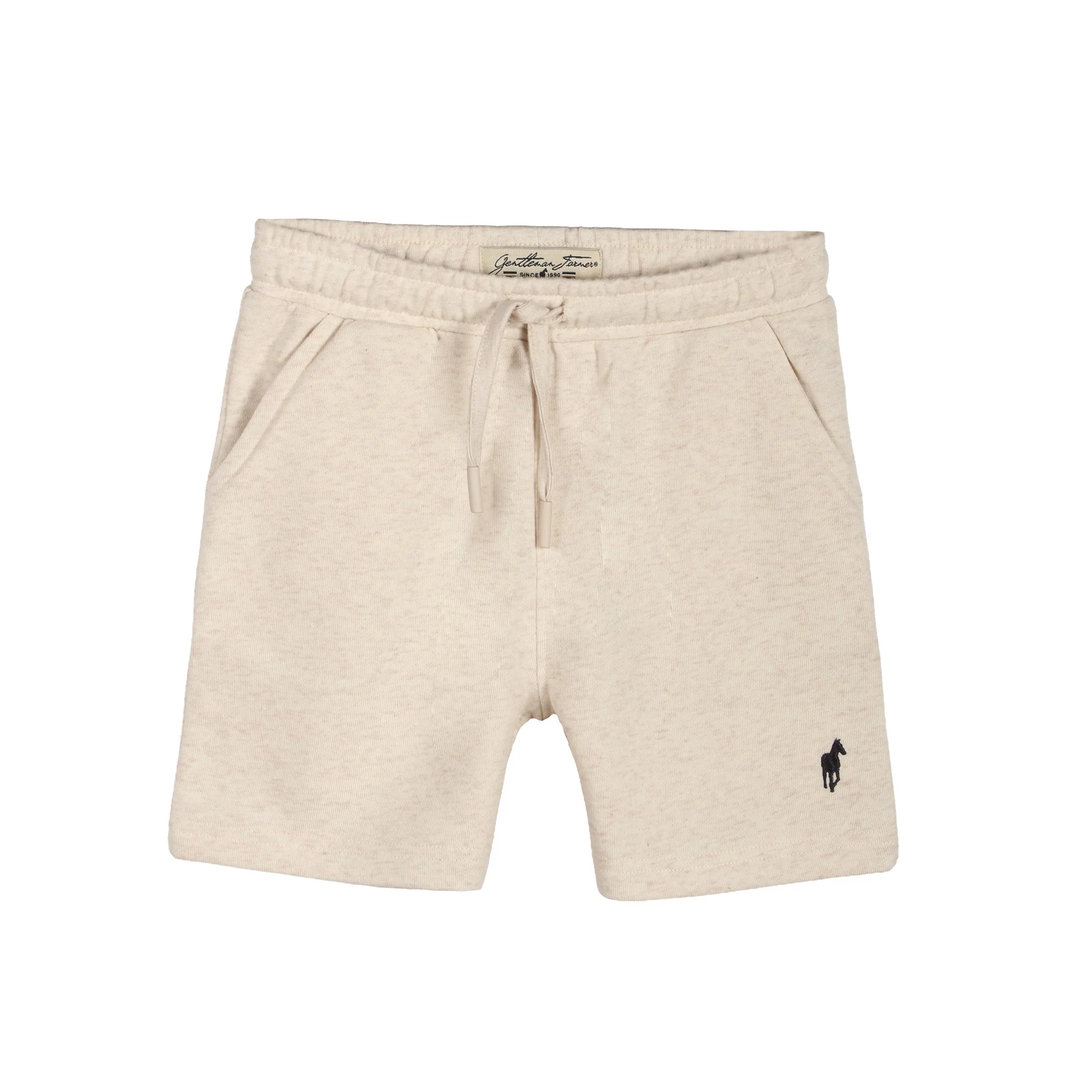 Short avec broderie - Beige