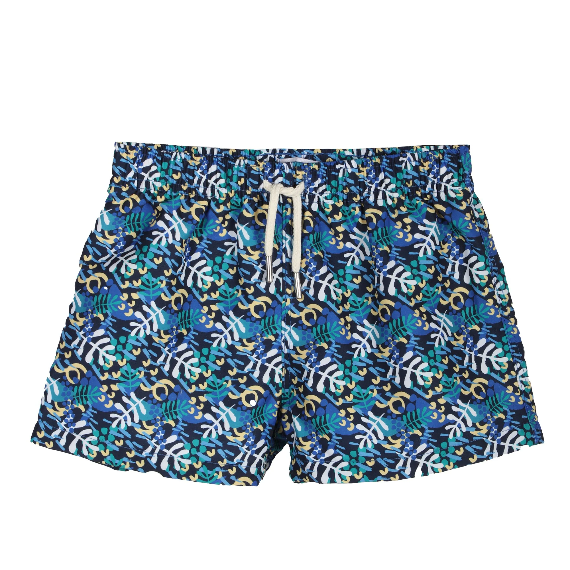 Short de bain imprimé - Bleu foncé