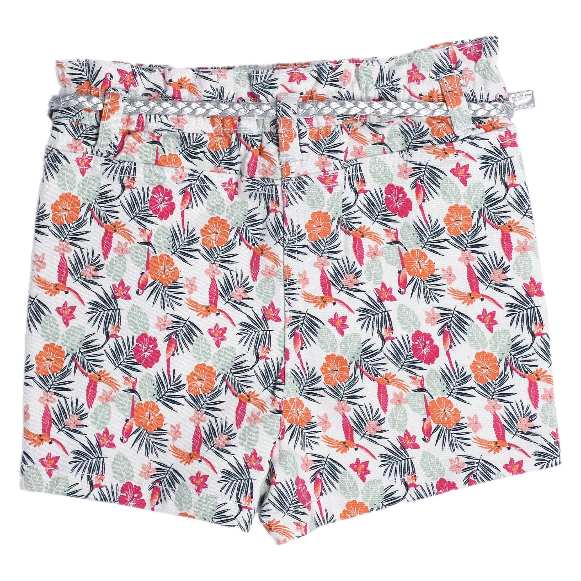 Short imprimé avec ceinture 7-12 ans - Image 4