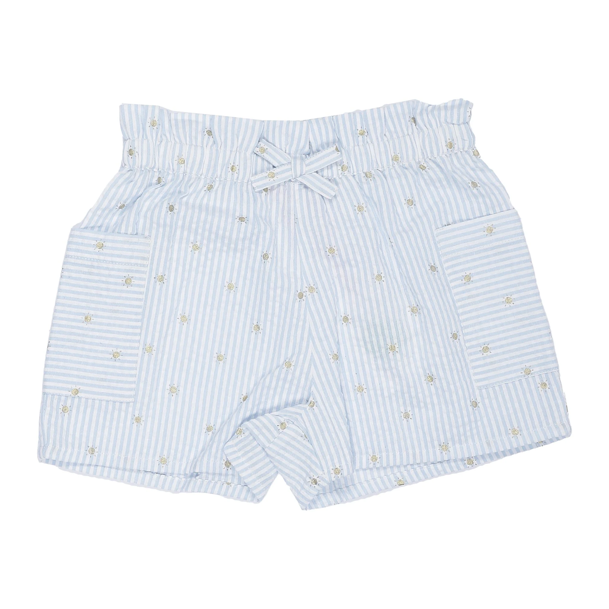 Short taille élastique 3/6 ans - Bleu