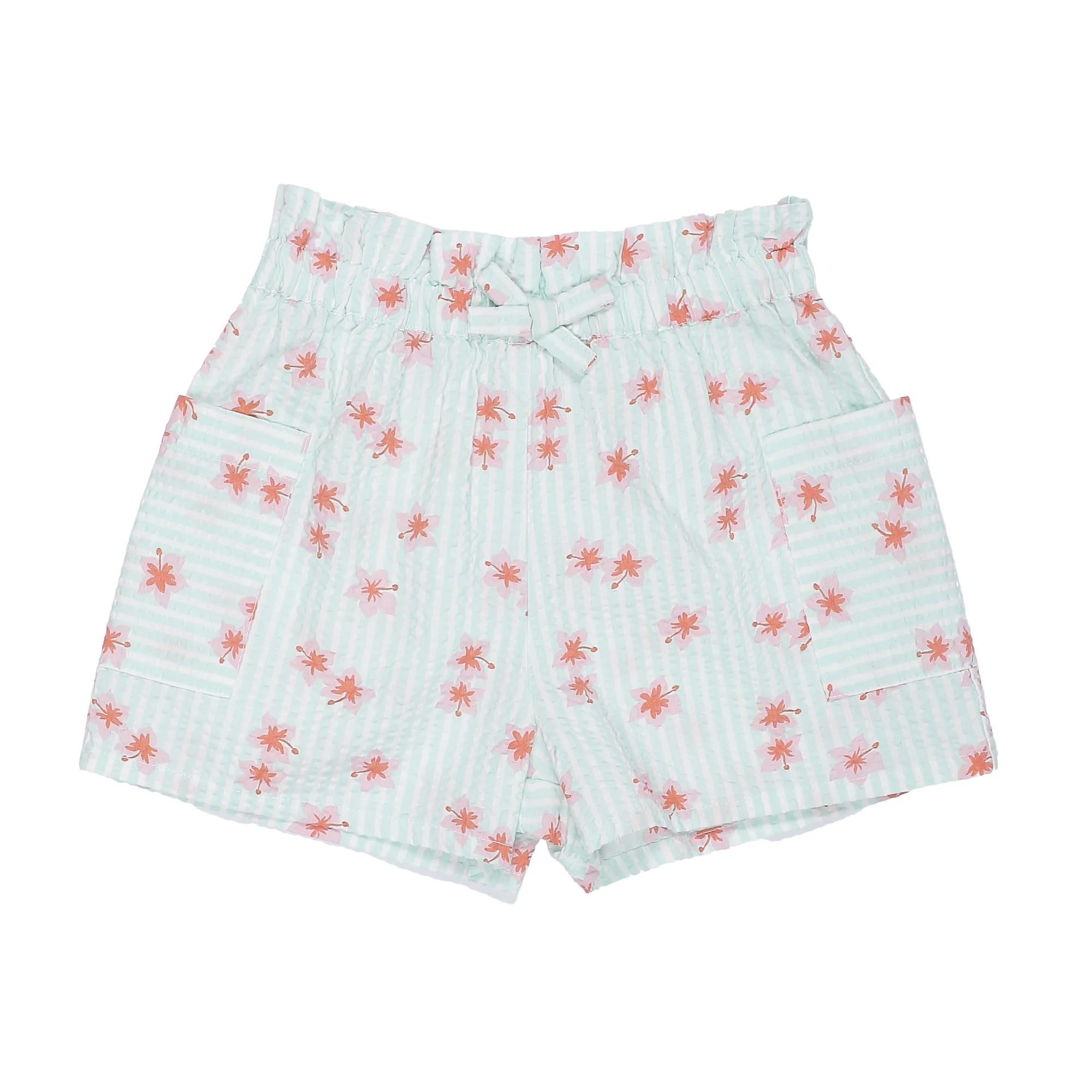 Short taille élastique 3/6 ans - Vert