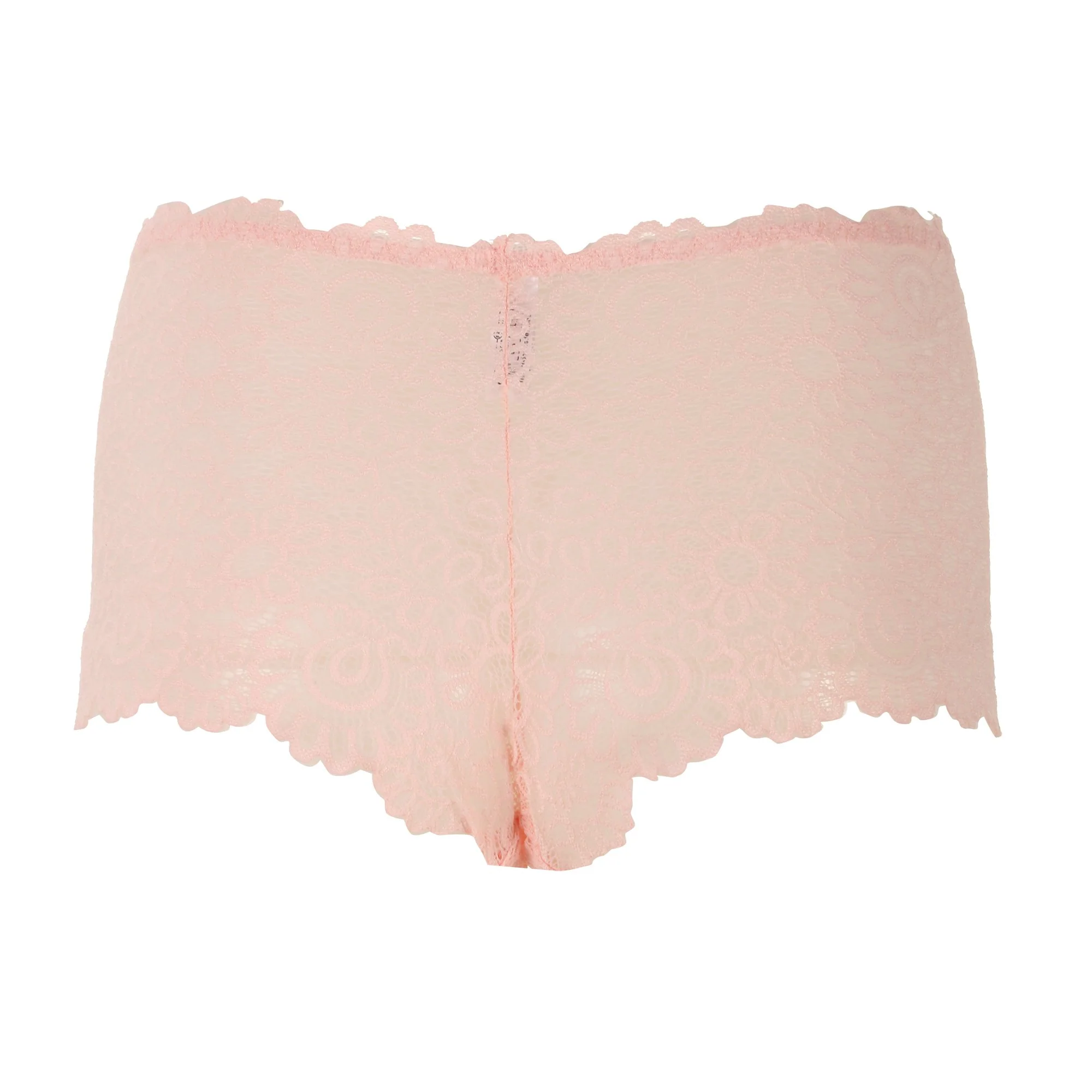 Shorty en dentelle rose - Image 2