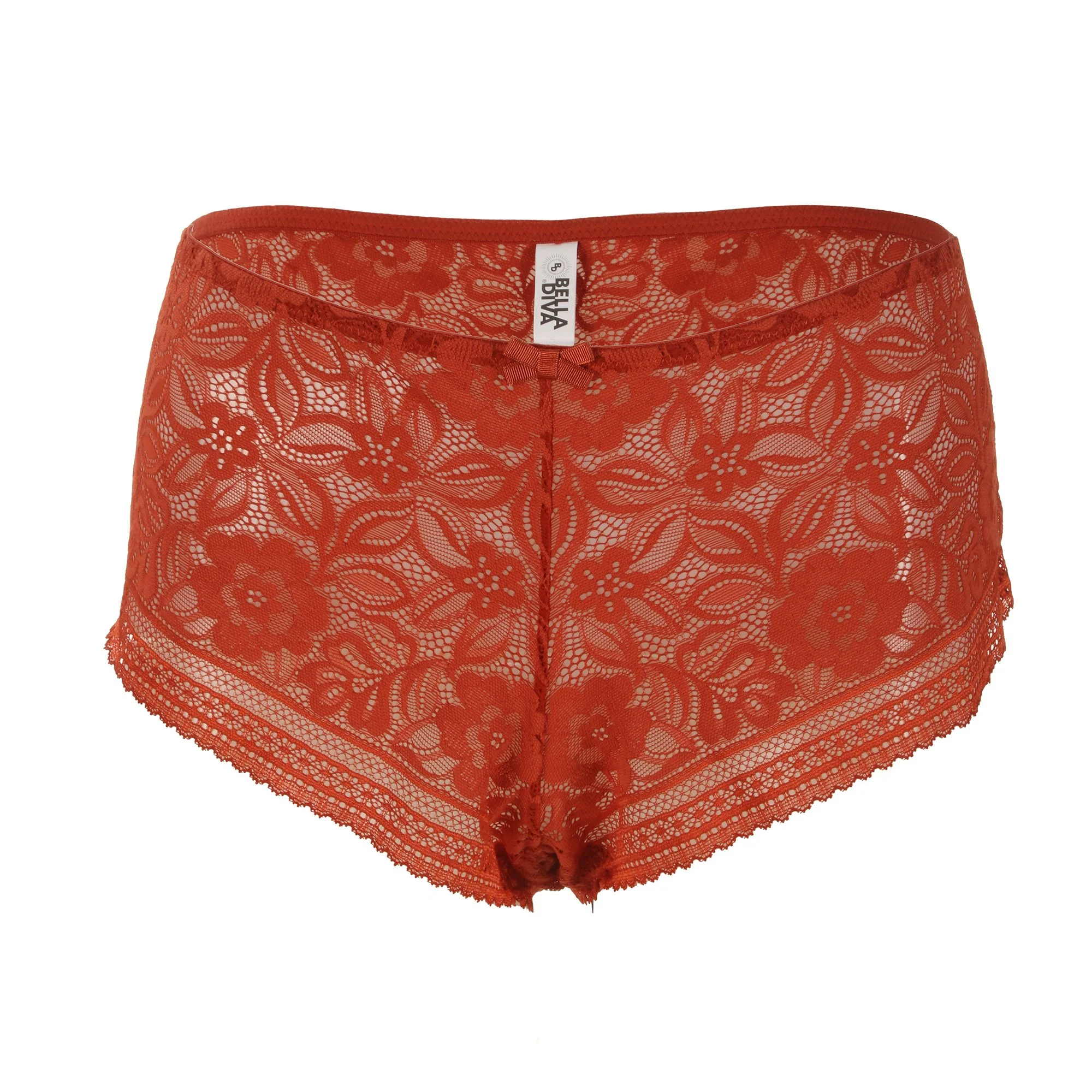 SHORTY TOUT DENTELLE NOISETTE