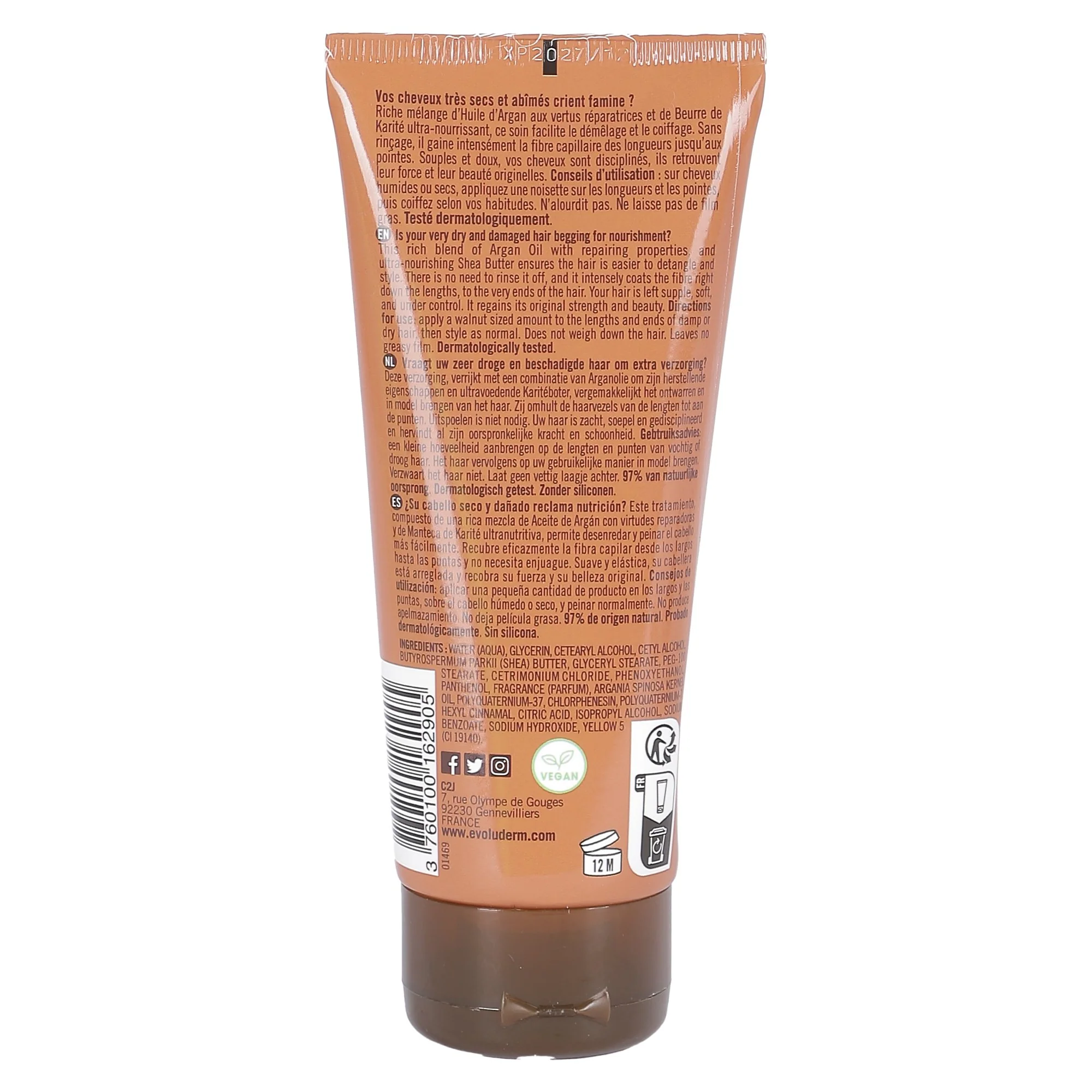 Soin longueur et pointes ultra-nourrissant Argan Divin - Image 2