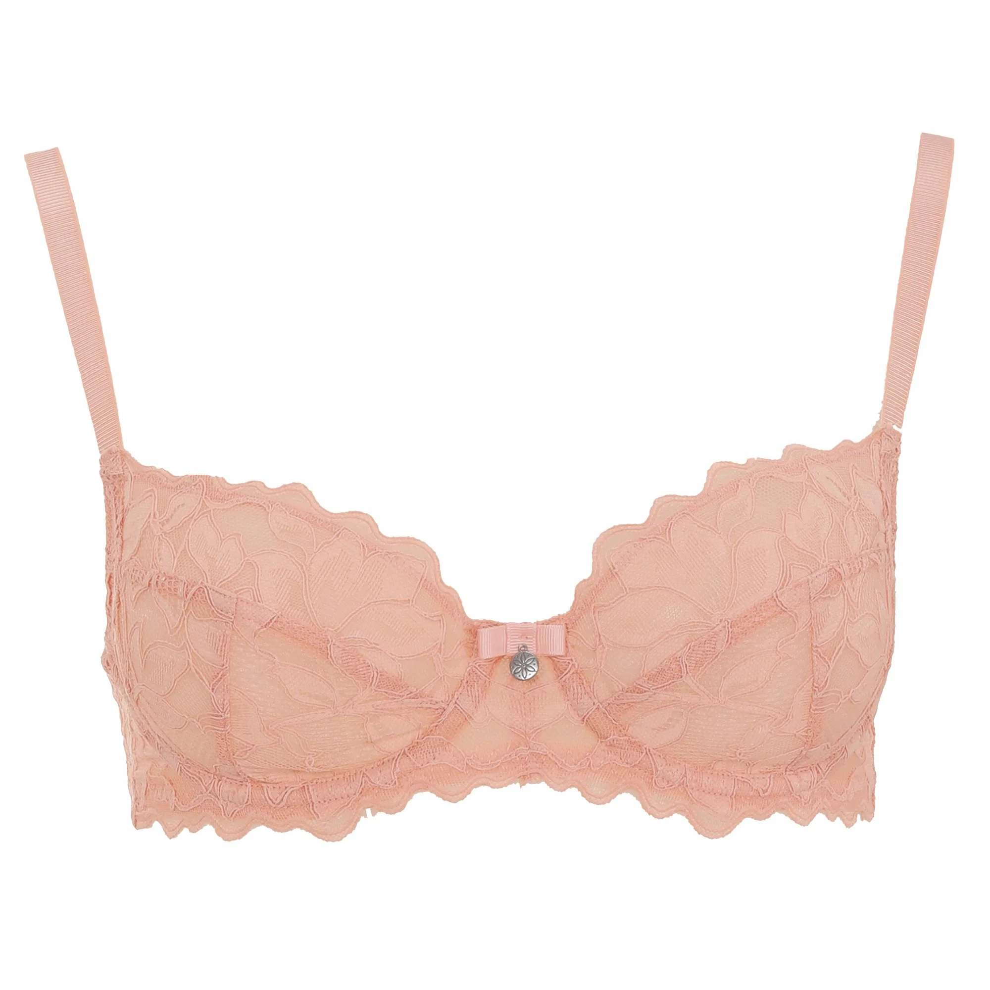 SOUTIEN GORGE ARMATURE DENTELLE NUDE