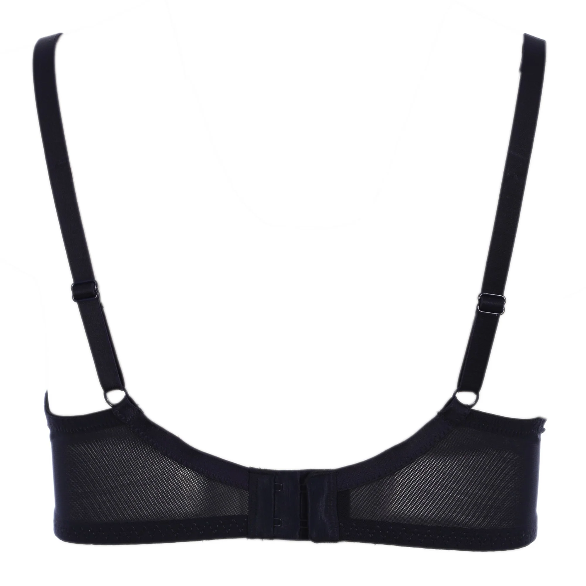 SOUTIEN-GORGE DENTELLE ET TULLE MARINE - Image 2