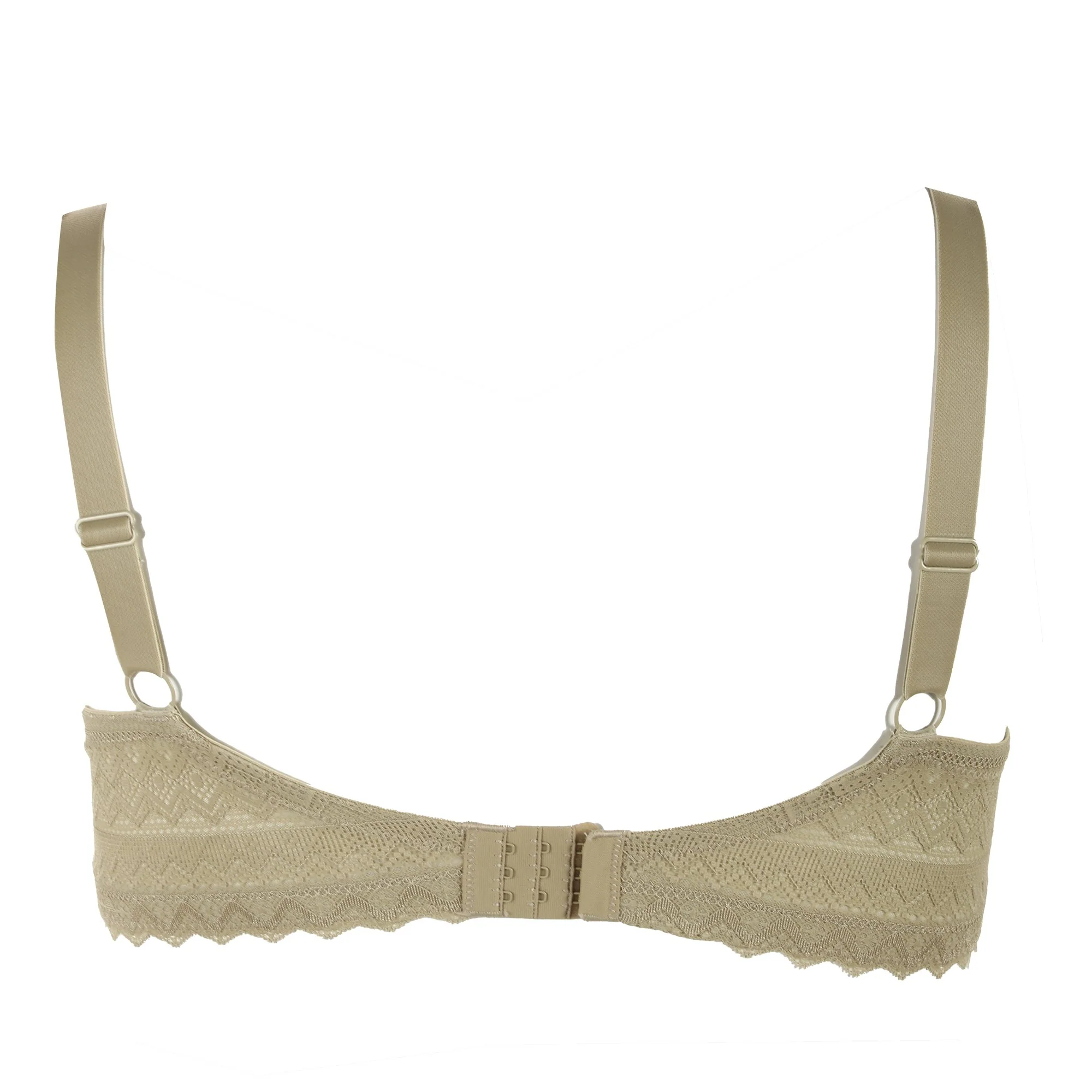Soutien-gorge en dentelle kaki - Image 2