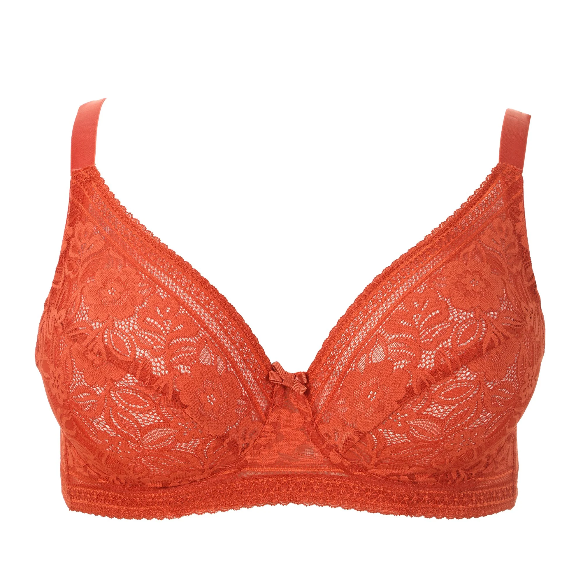 SOUTIEN-GORGE TOUT DENTELLE NOISETTE