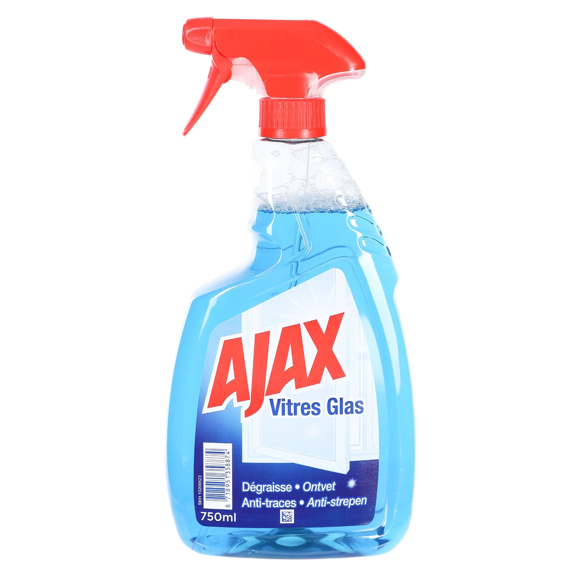 Spray nettoyant vitres triple action