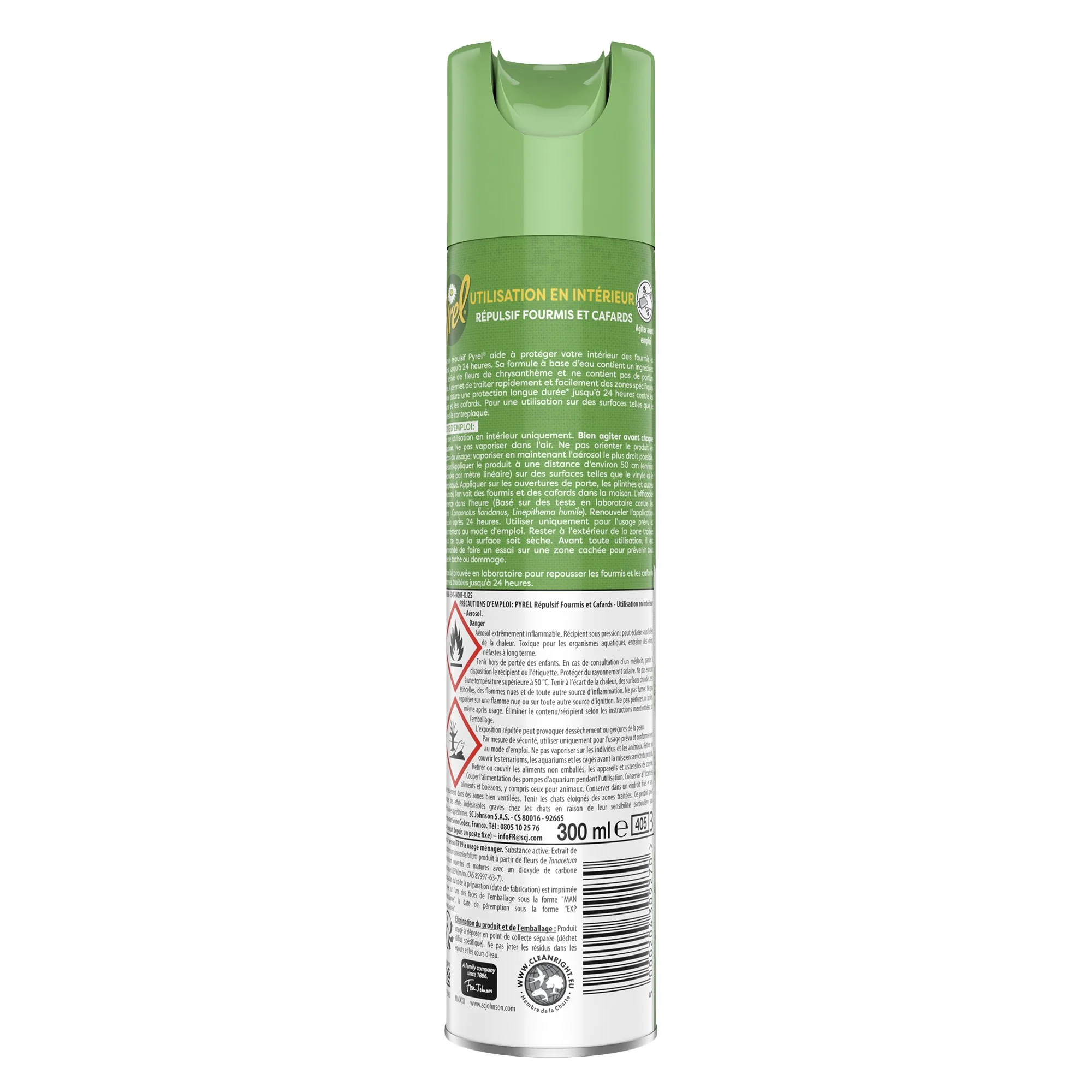 SPRAY REPULSIF MOUSTIQUES UTILISATION EN INTERIEUR FLEUR CHRYSANTHEME - Image 2