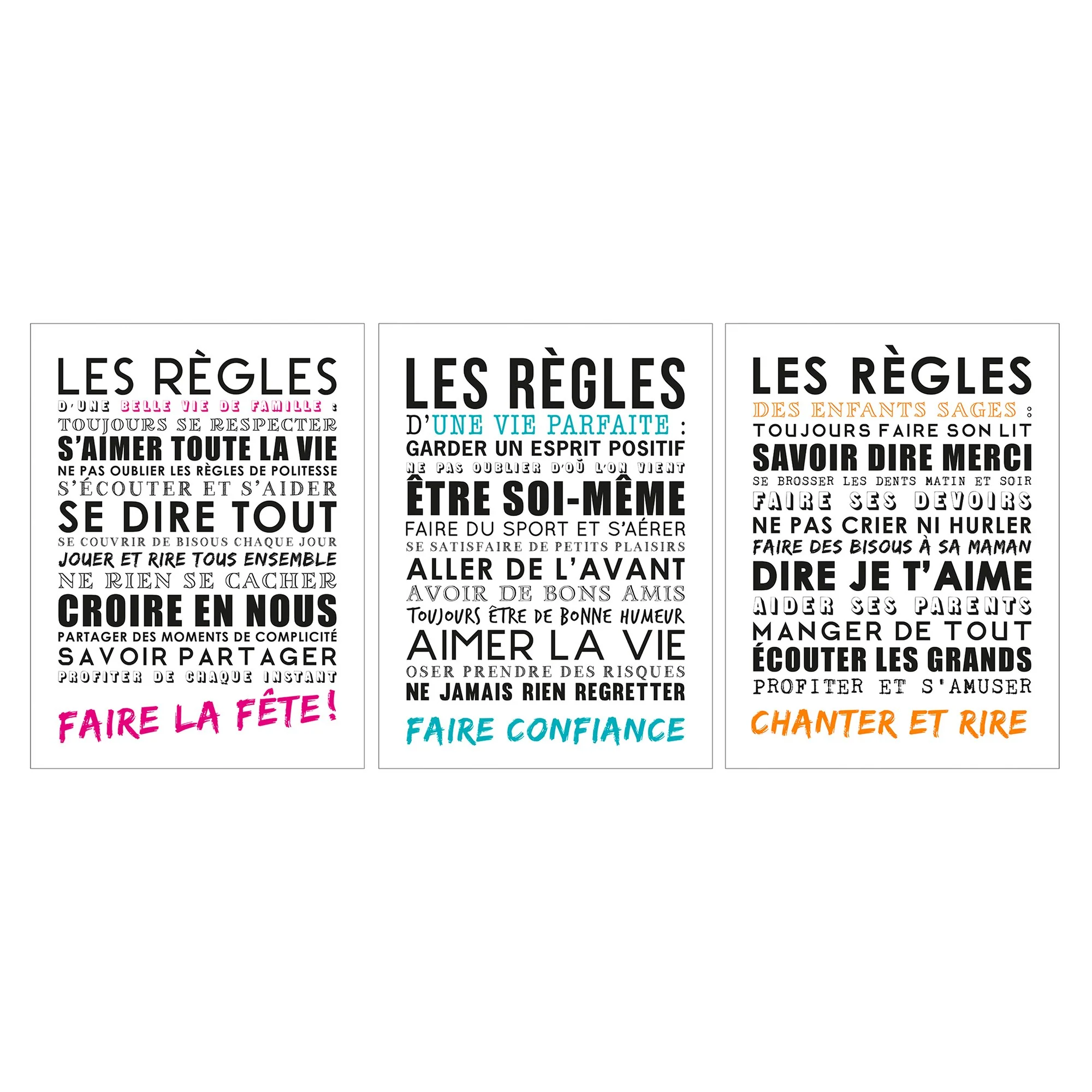 Sticker règles de vie - Image 3