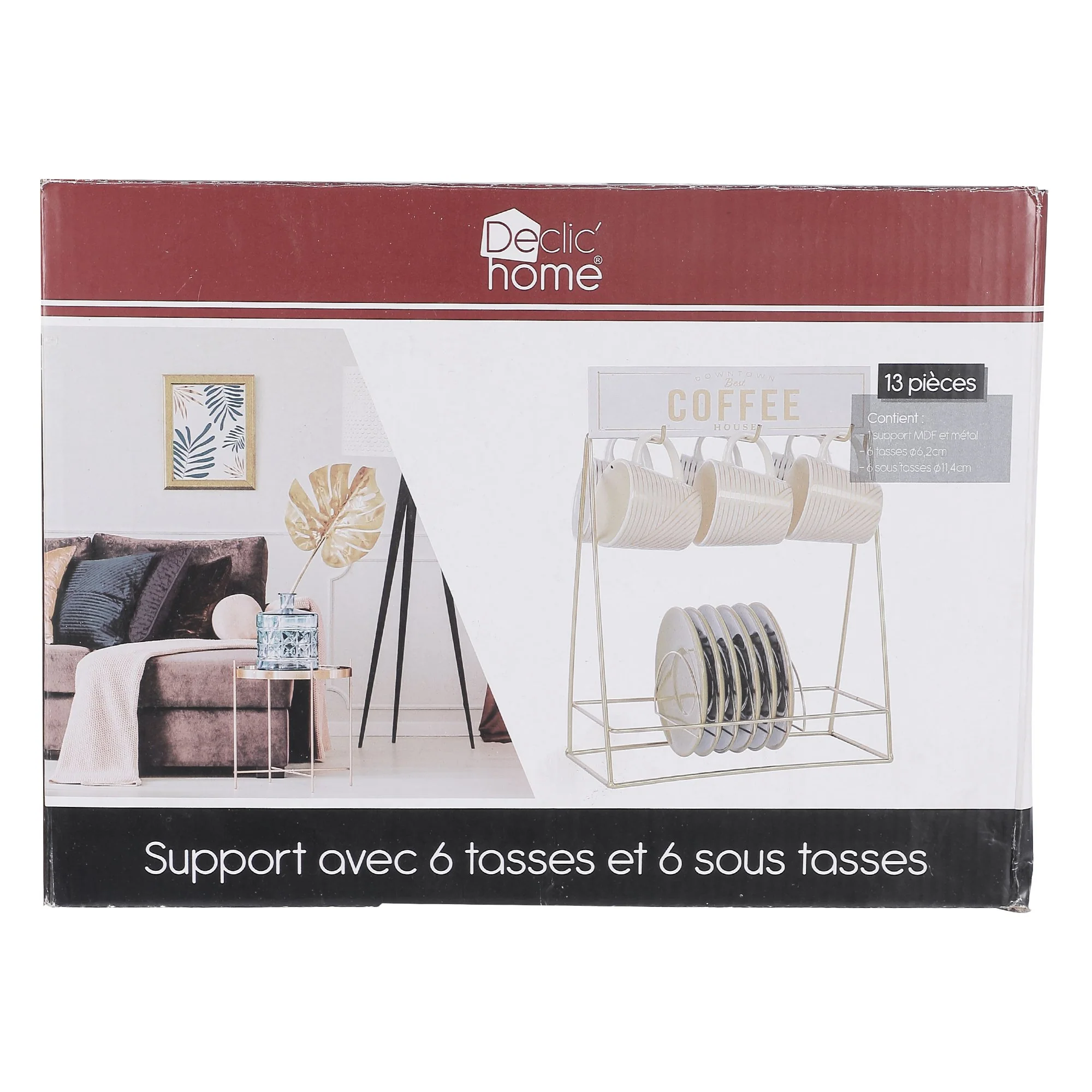 Support 6 tasses et 6 sous tasses - Image 3