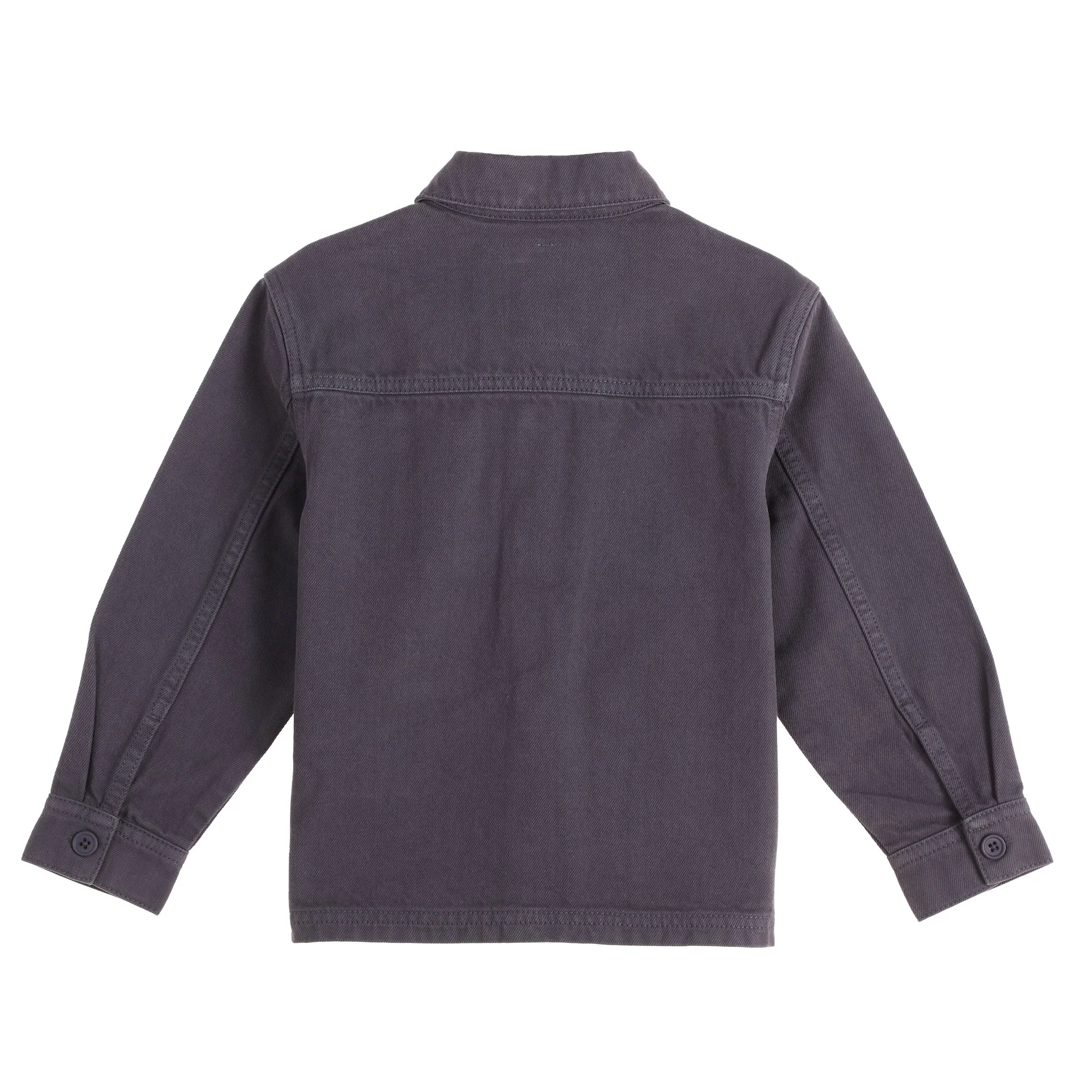 Surchemise en jean pour enfants - Bleu foncé - Image 2