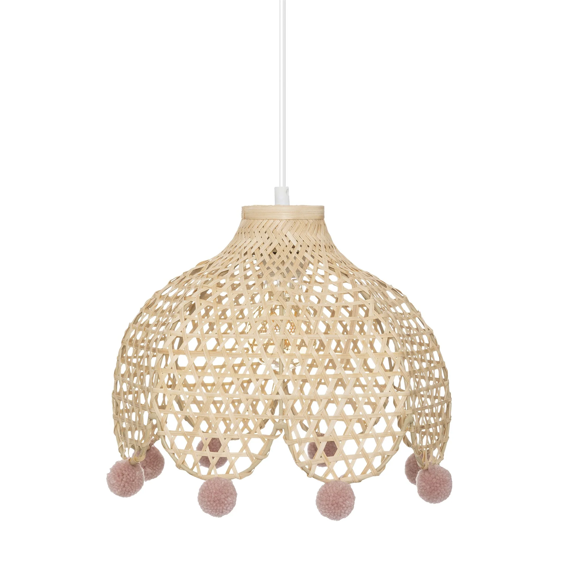 Suspension enfant bambou campagne E27