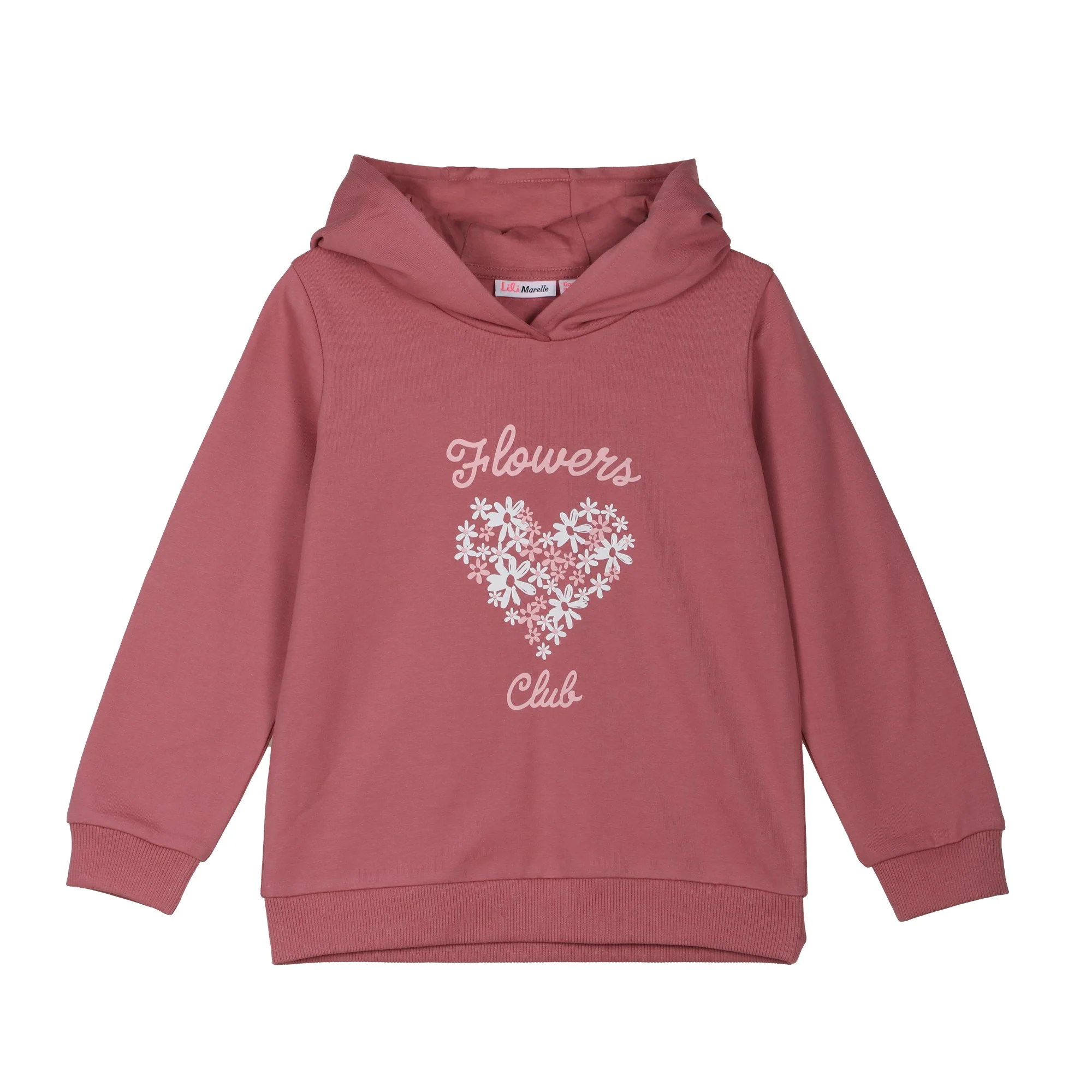 Sweat Ă capuche avec animation 3/6 ans - Rose