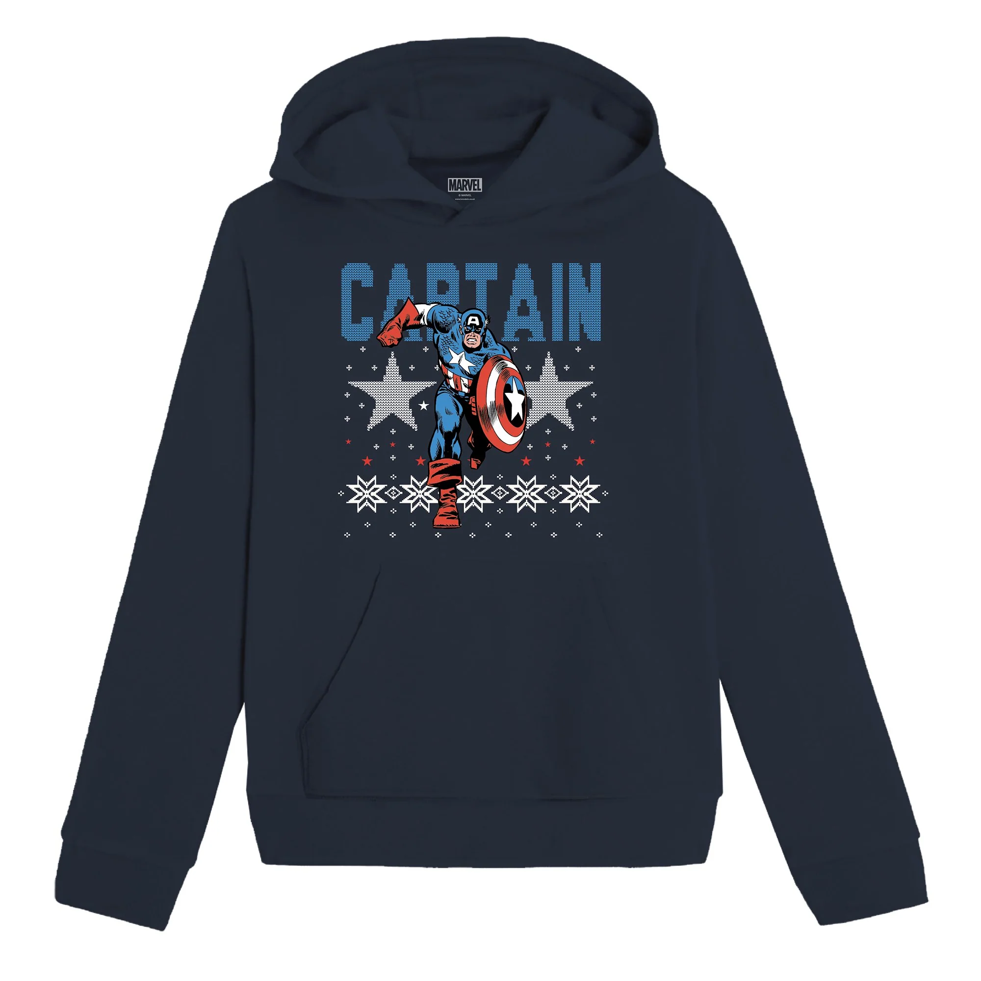 Sweat à capuche de Noël licence 4/12 ans - Noir - Image 3