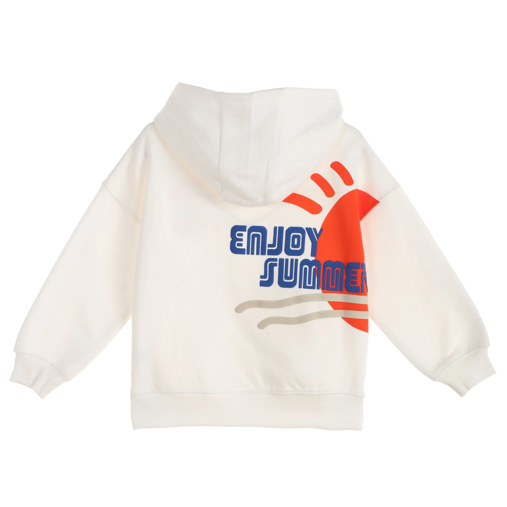 Sweat à Capuches avec Animations  - Blanc - Image 2
