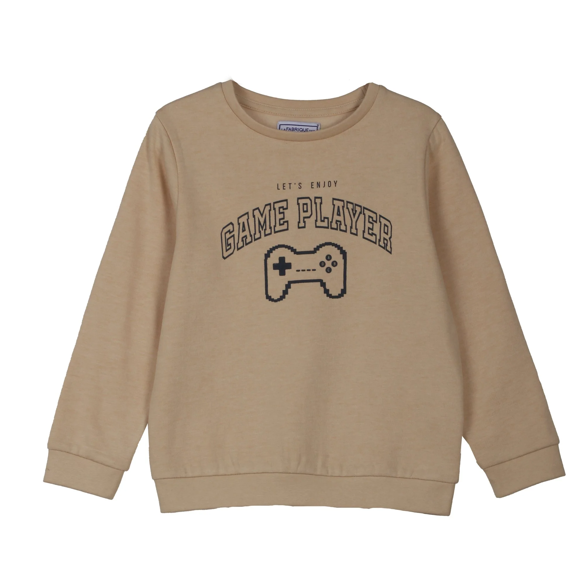 Sweat avec animation 3/6 ans  - Marron