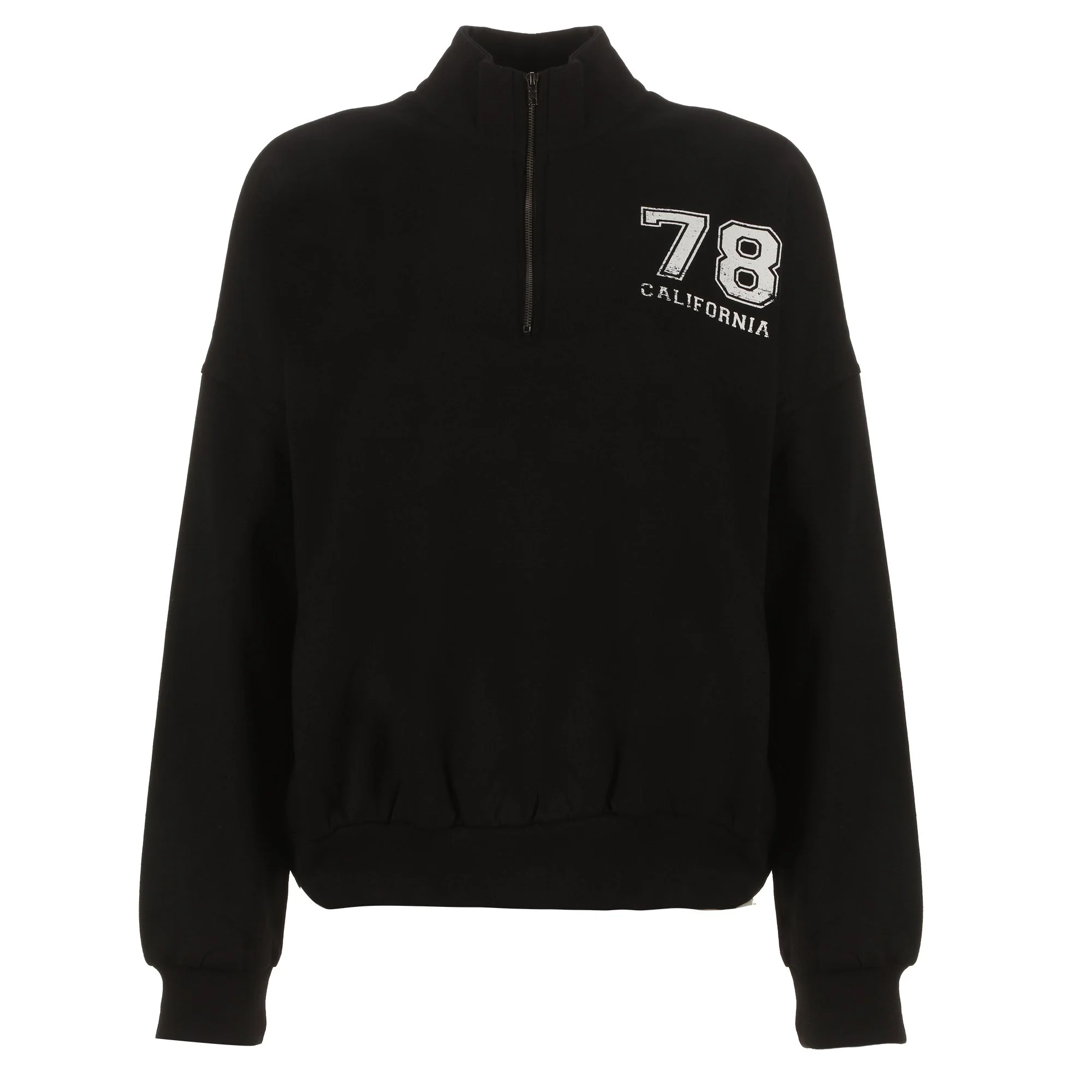 Sweat col camionneur - Noir