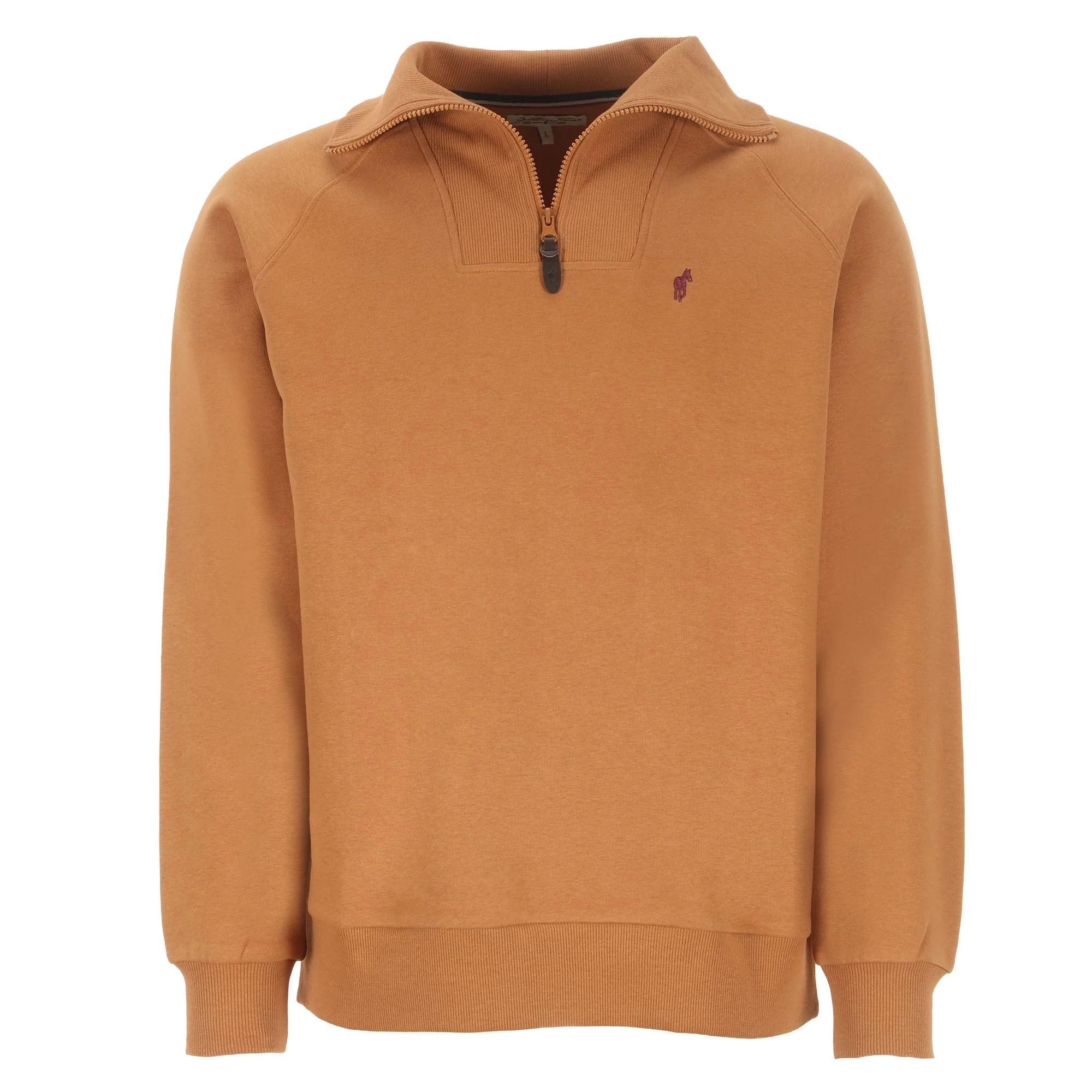 Sweat col camionneur - Orange