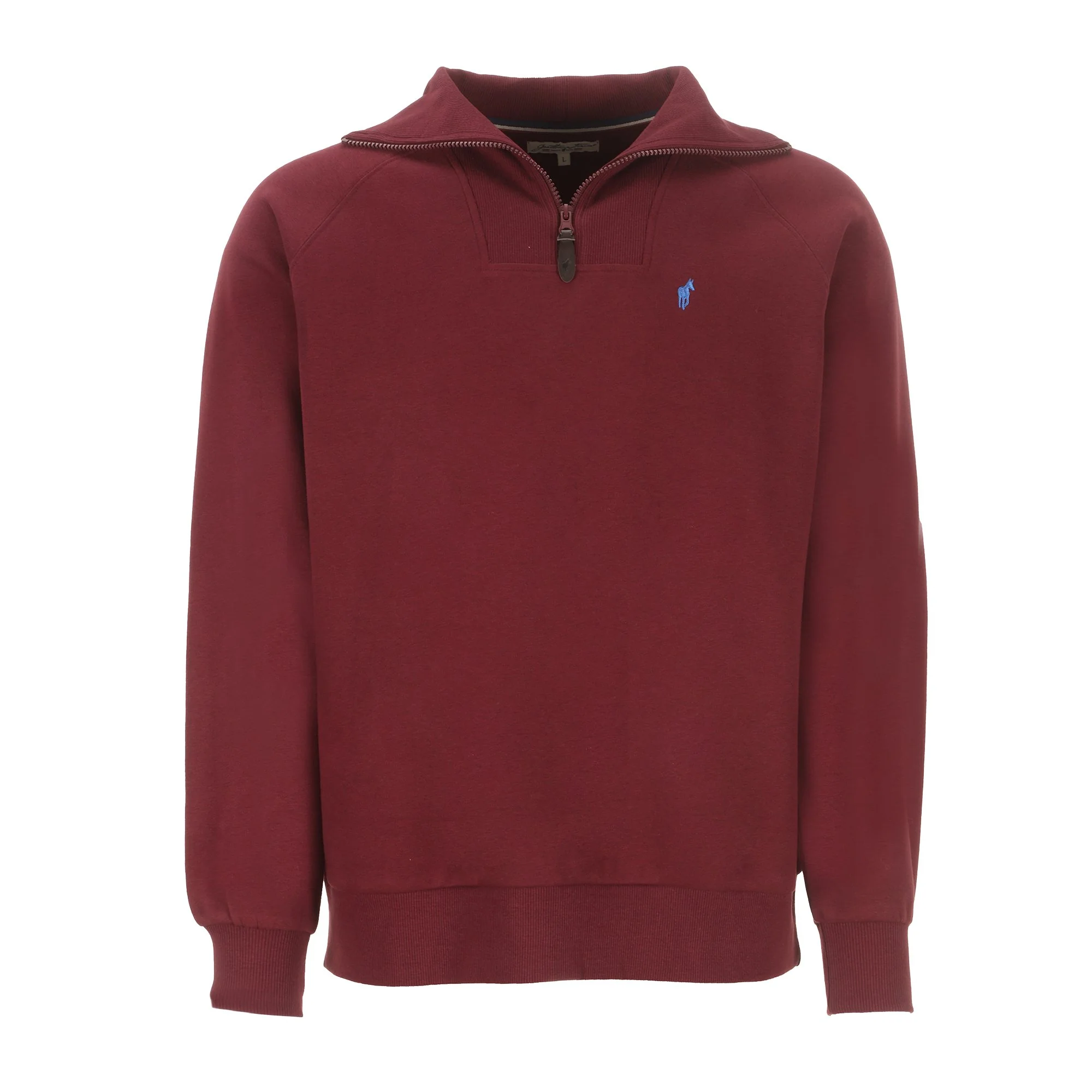 Sweat col camionneur - Rouge