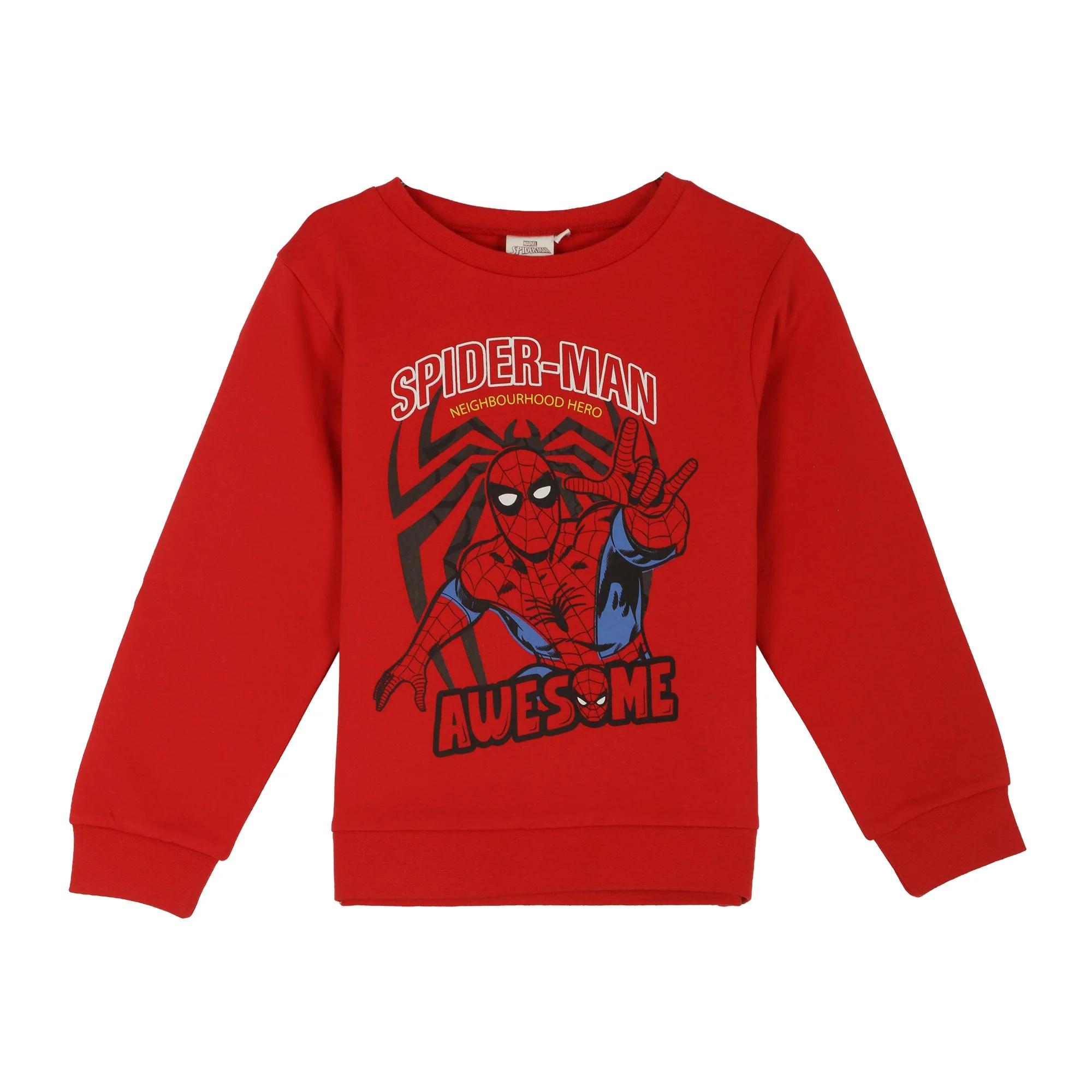 Sweat col rond 3/8 ans - Rouge