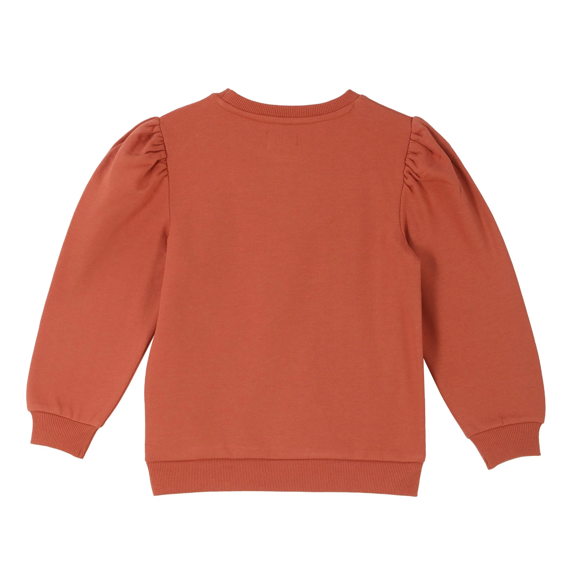 Sweat col rond avec animation 3/12 ans - Orange - Image 2