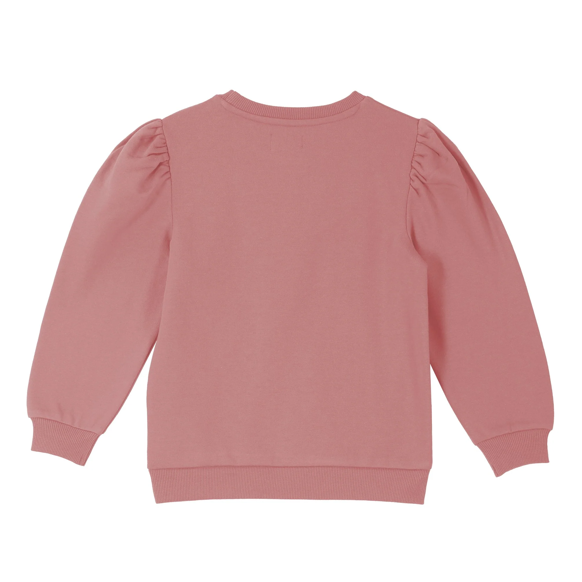 Sweat col rond avec animation 3/12 ans - Rose - Image 2
