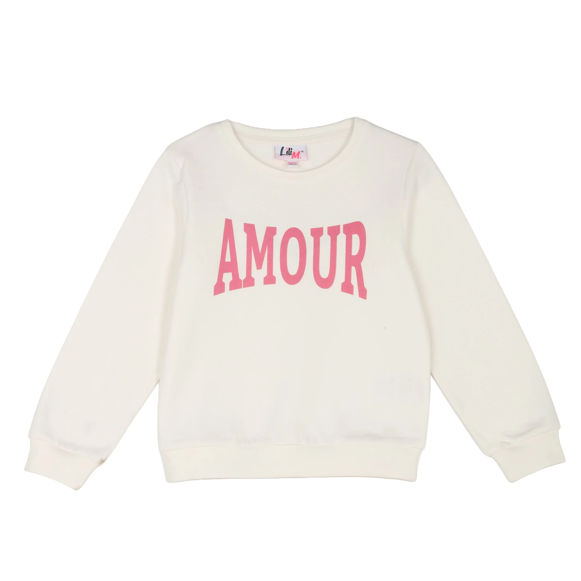 Sweat col rond  - Blanc