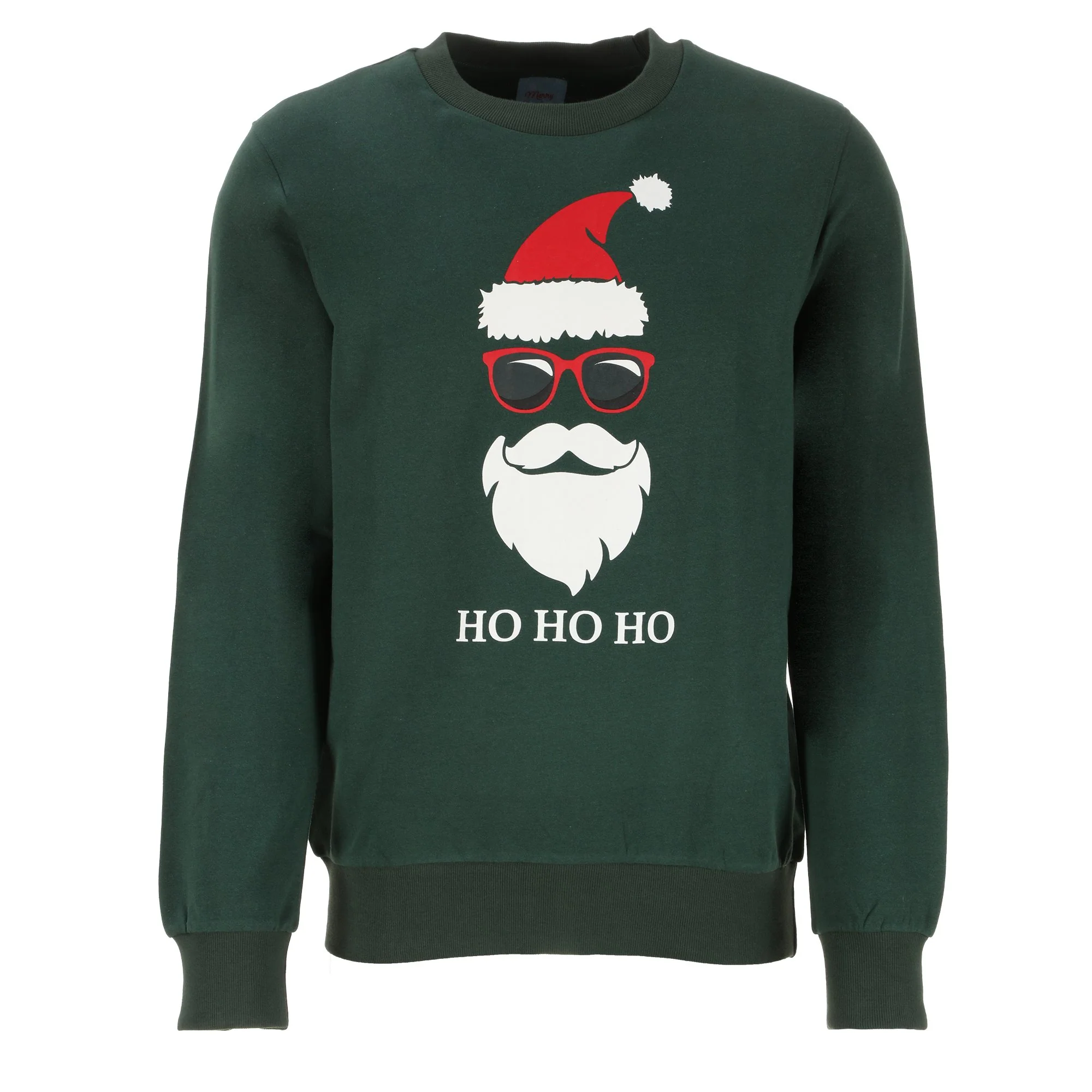 Sweat col rond de Noël - Bleu foncé - Image 3