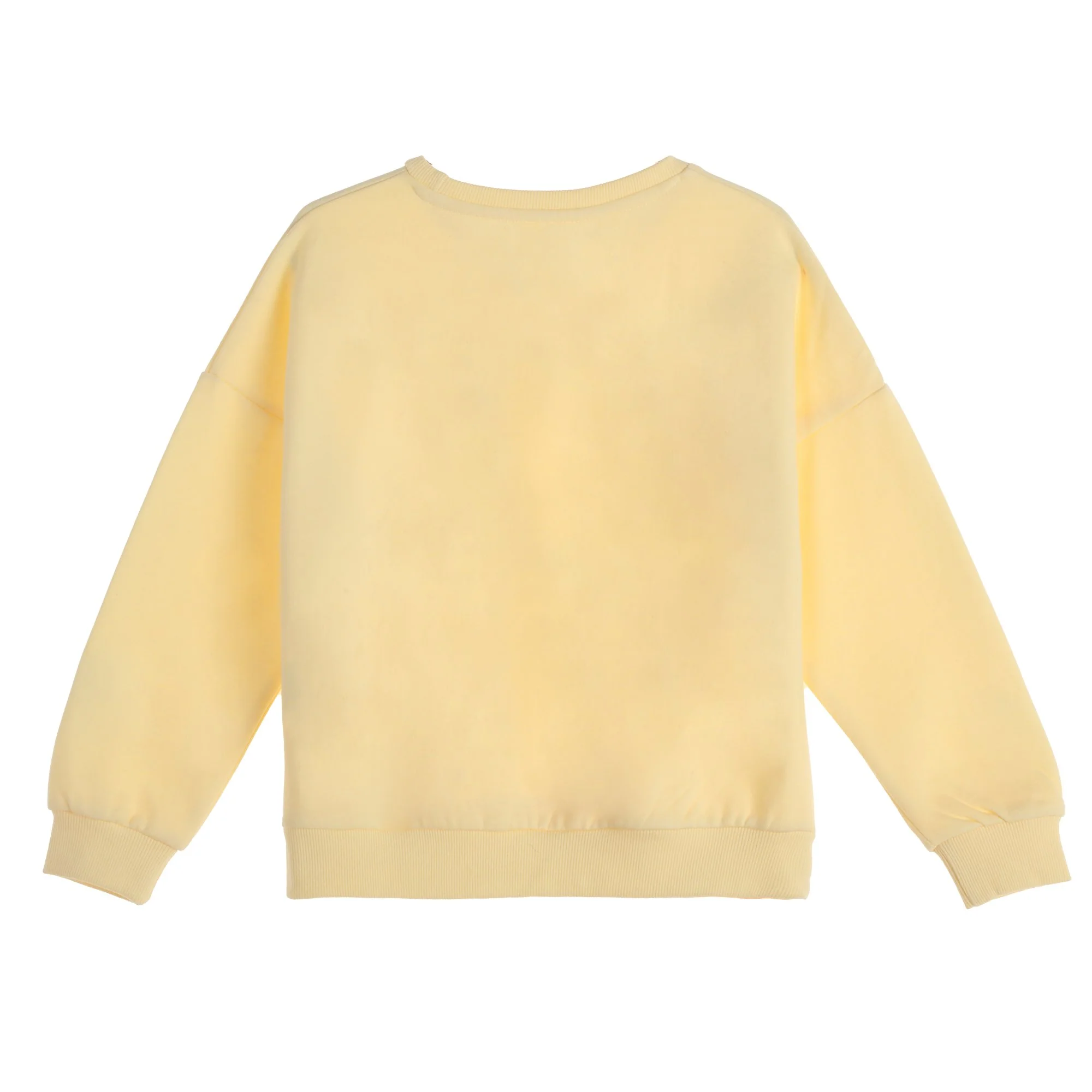 Sweat col rond - Jaune - Image 2