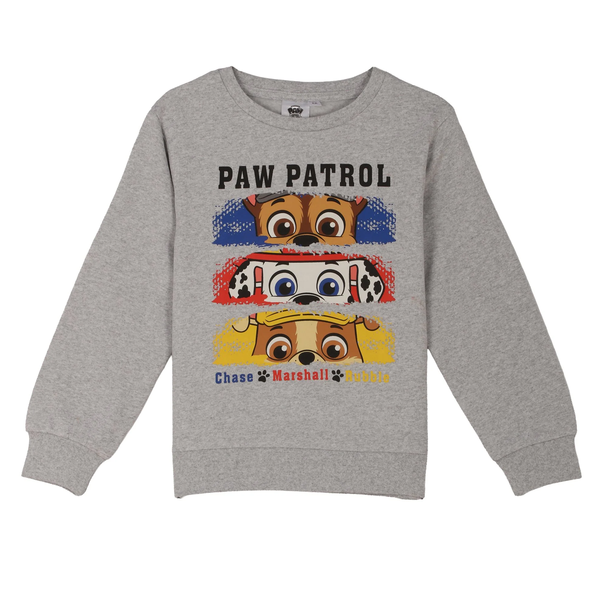 Sweat col rond licence 3/8 ans - Gris