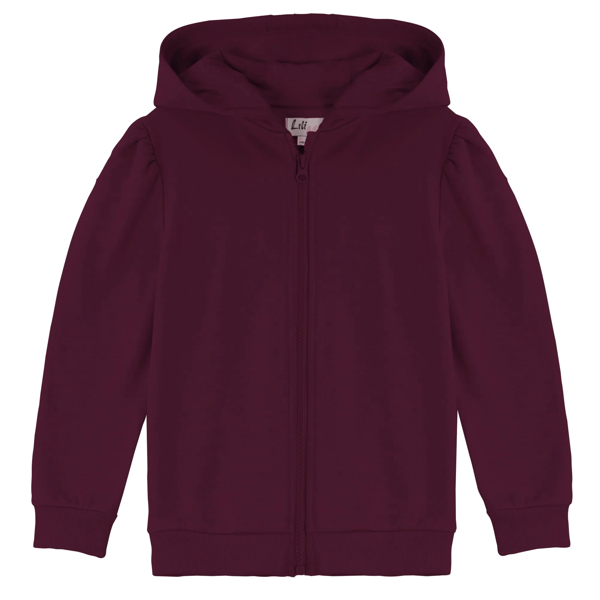 Sweat zippé à capuche 3/12 ans - Violet