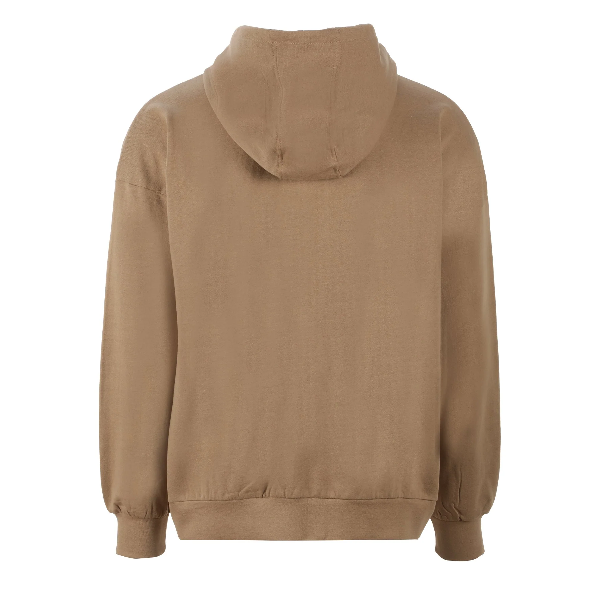Sweat zippé à capuche - Beige - Image 2