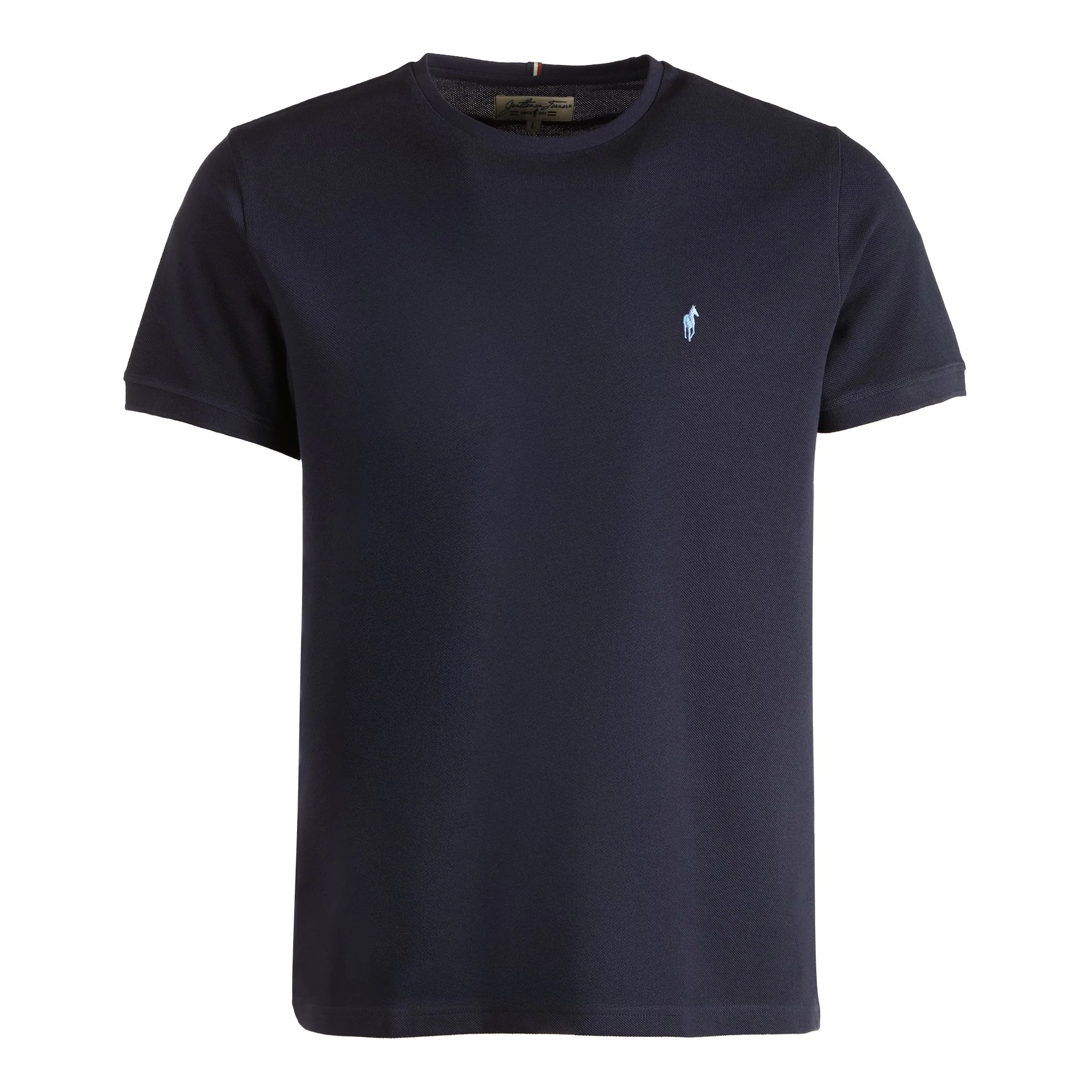 T-shirt en coton - Bleu foncé