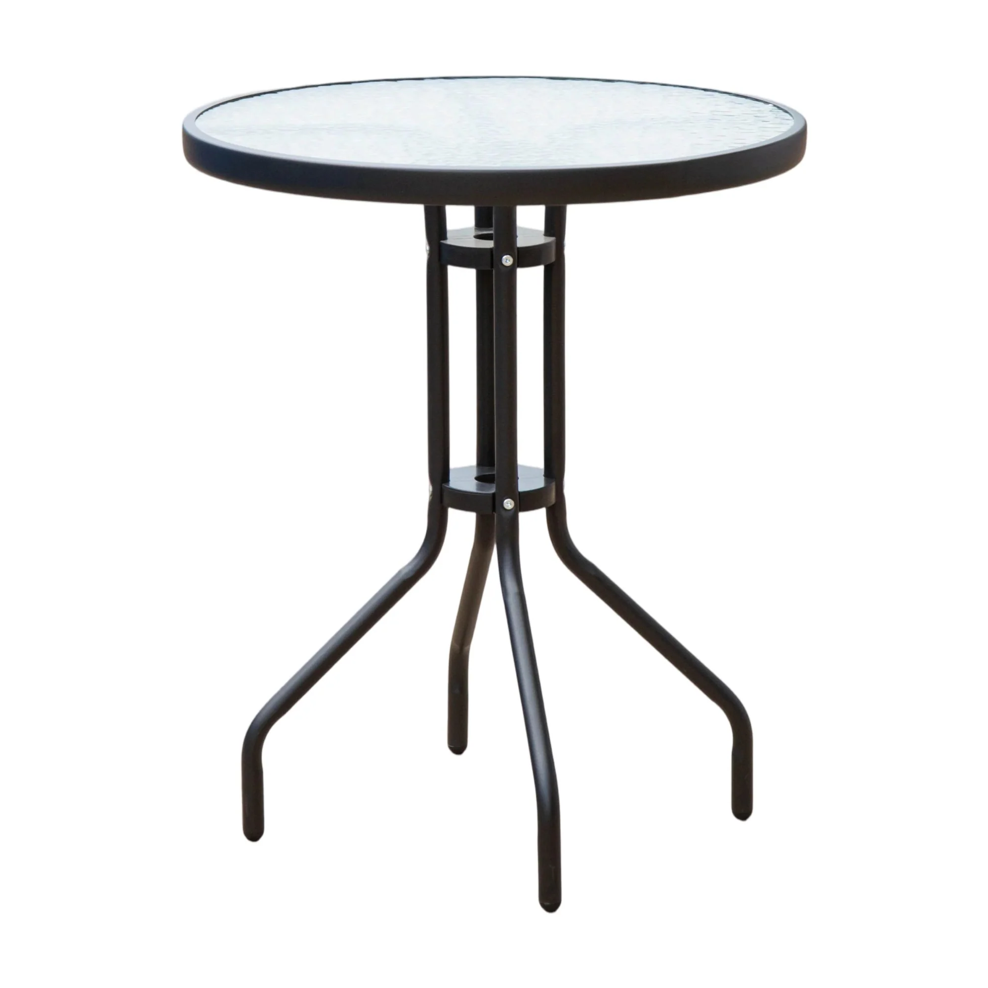 Table ronde en verre