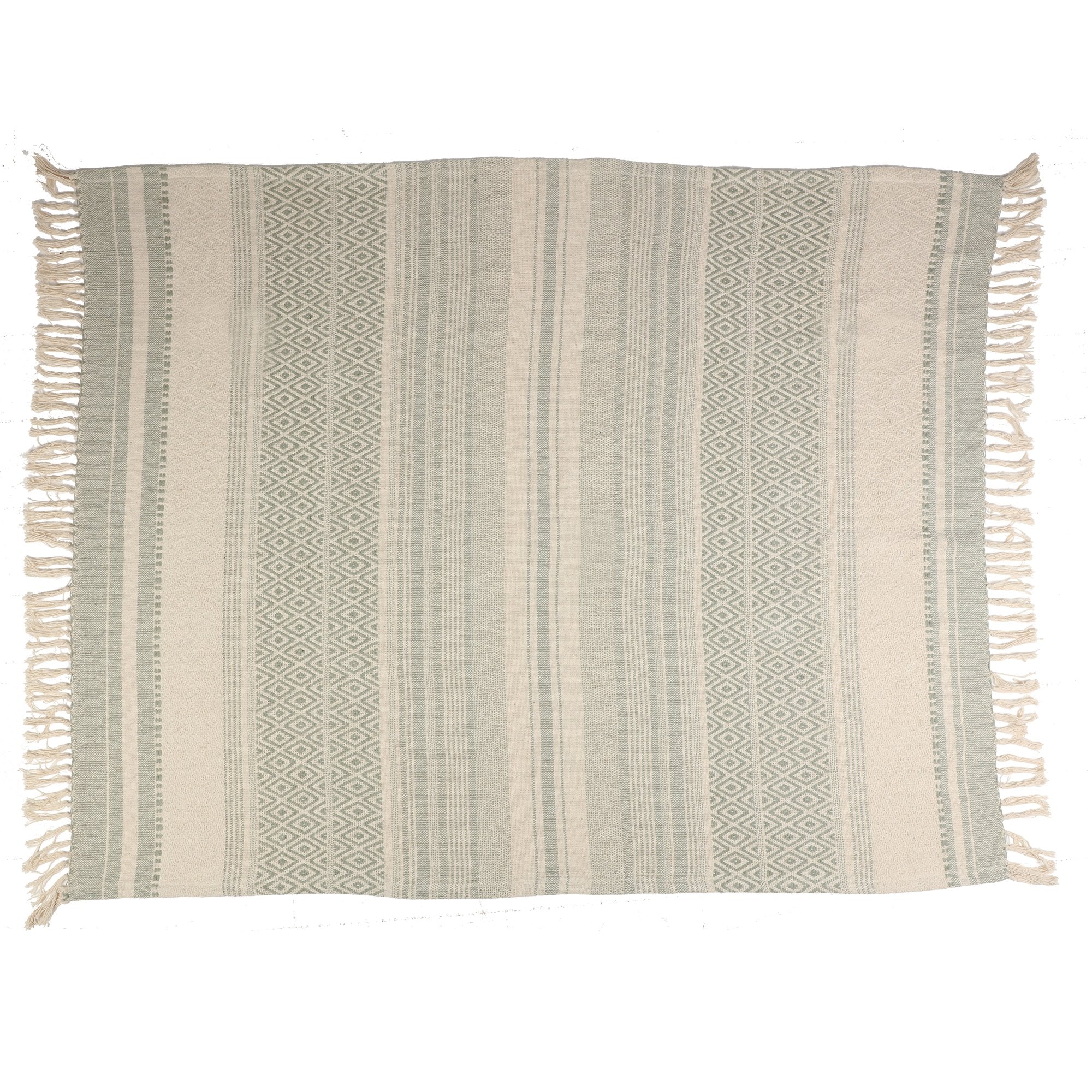 Tapis rayé 50x80cm - Rose