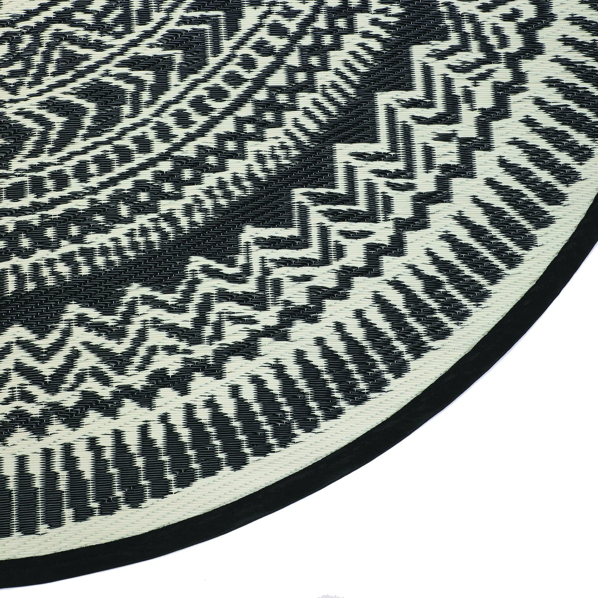 Tapis rond à motifs - Image 3