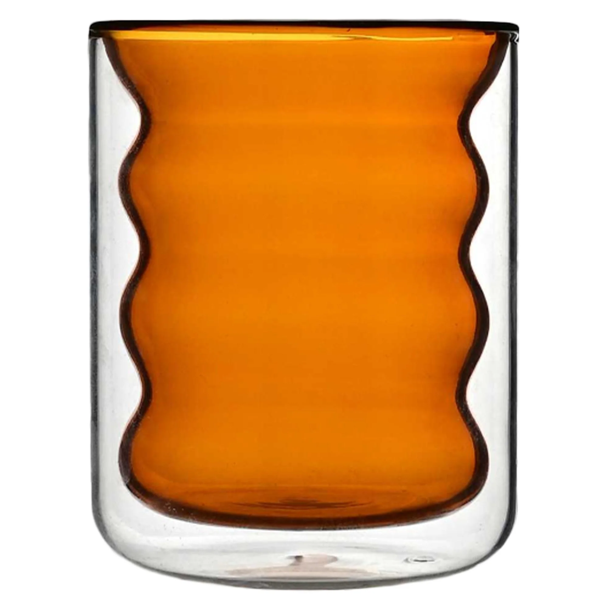 Tasse colorée double paroi - Orange - Image 2