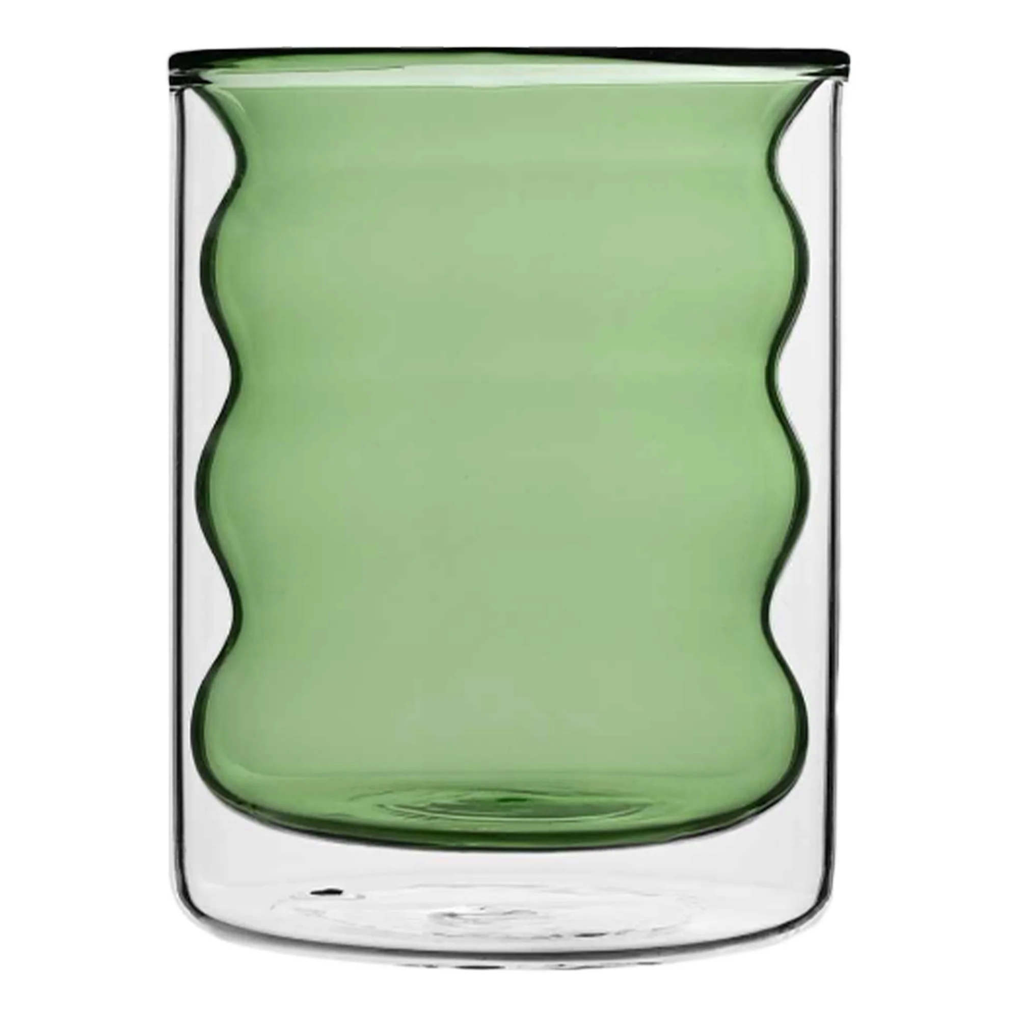 Tasse colorée double paroi - Vert - Image 3