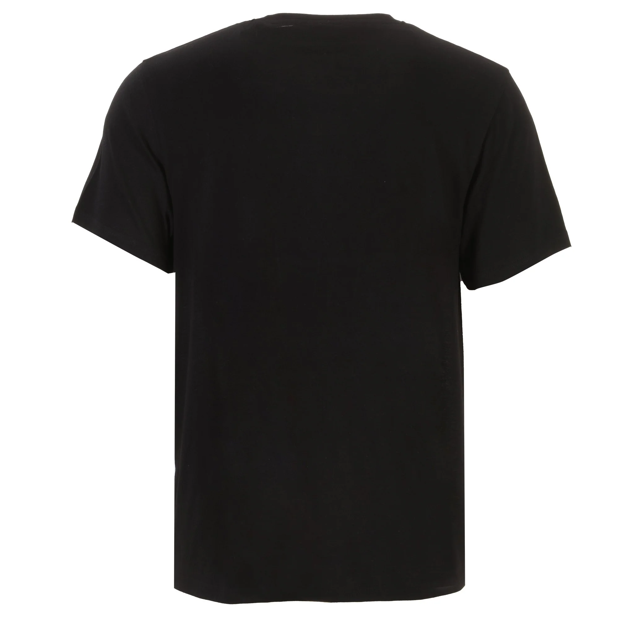 Tee-shirt bicolore manches courtes   - Noir - Image 2